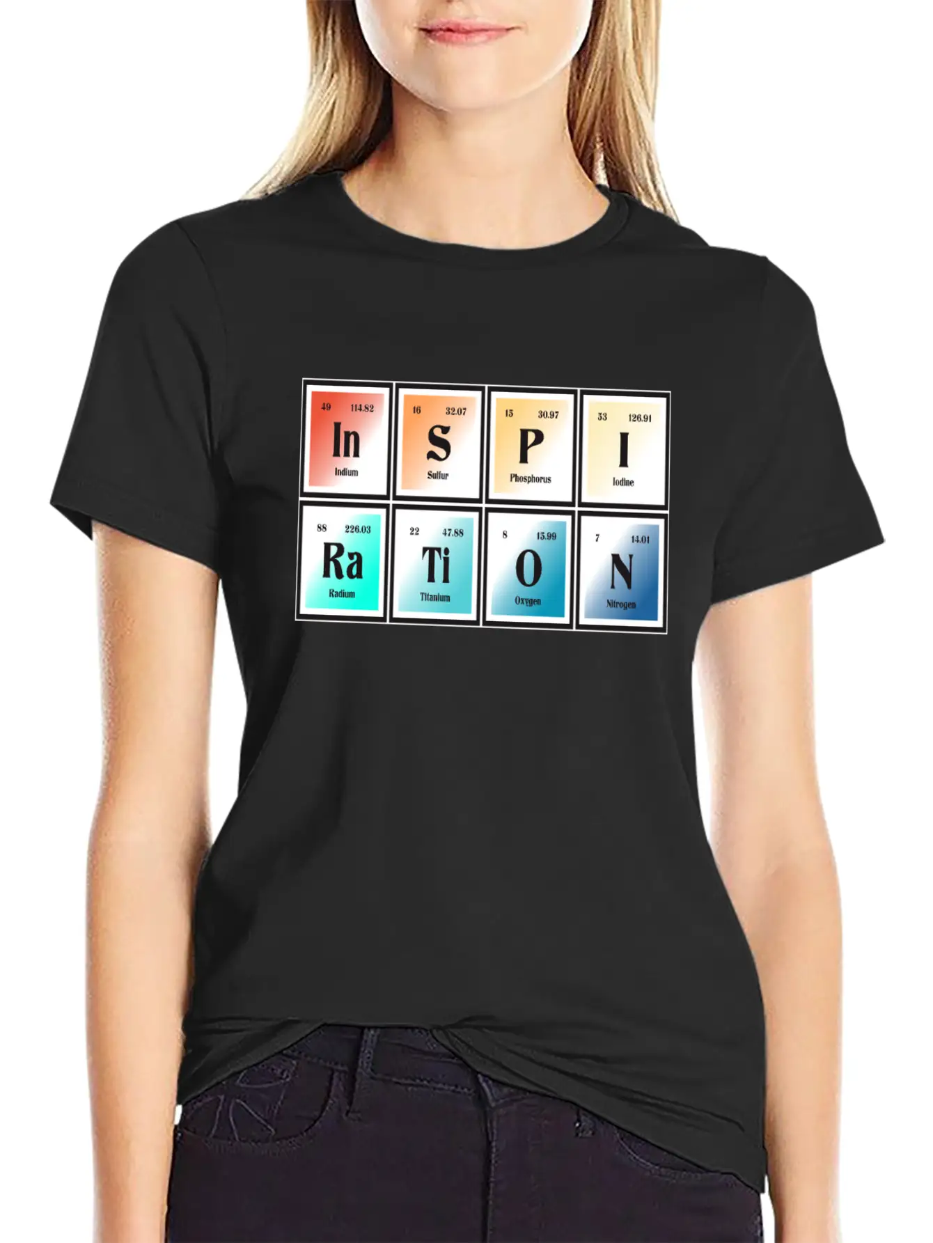 Inspiration | Periodic Table Of Elements Essential Unisex Summer Tee – Soft Cotton Casual Fit