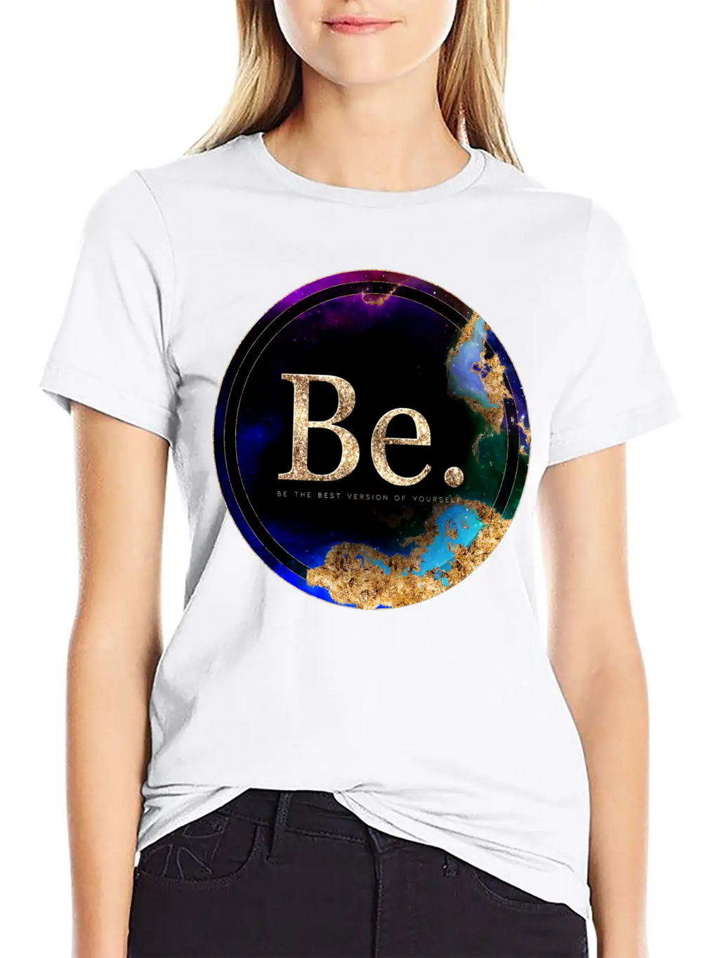 Inspirational Be. Breathable Soft Cotton T-Shirt – Timeless Casual Look