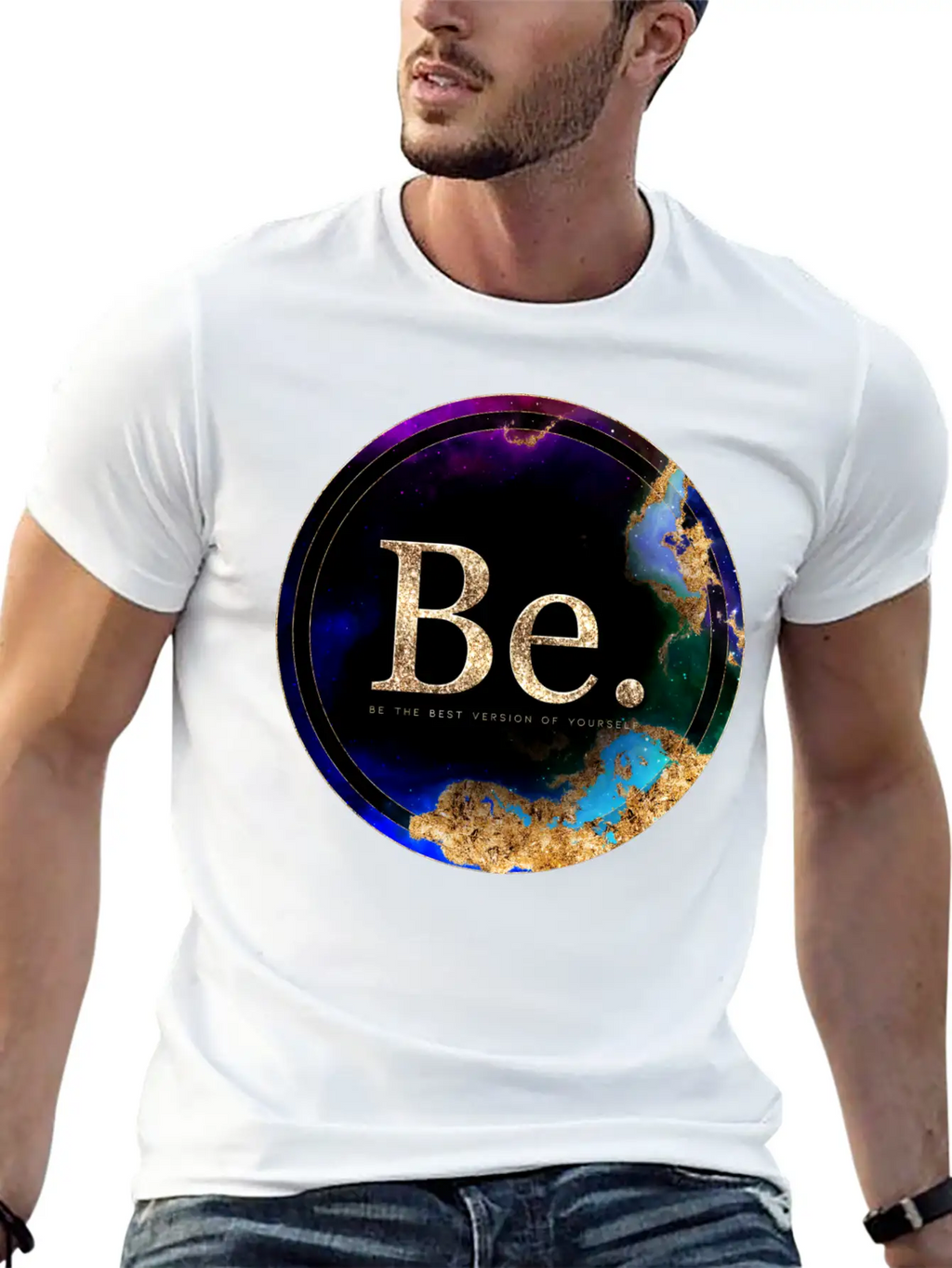 Inspirational Be. Breathable Soft Cotton T-Shirt – Timeless Casual Look