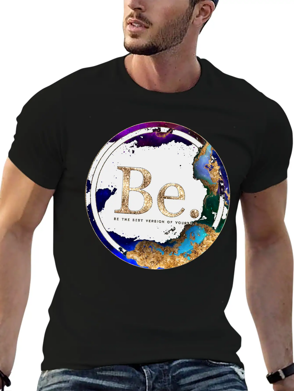 Inspirational Be. Breathable Soft Cotton T-Shirt – Timeless Casual Look