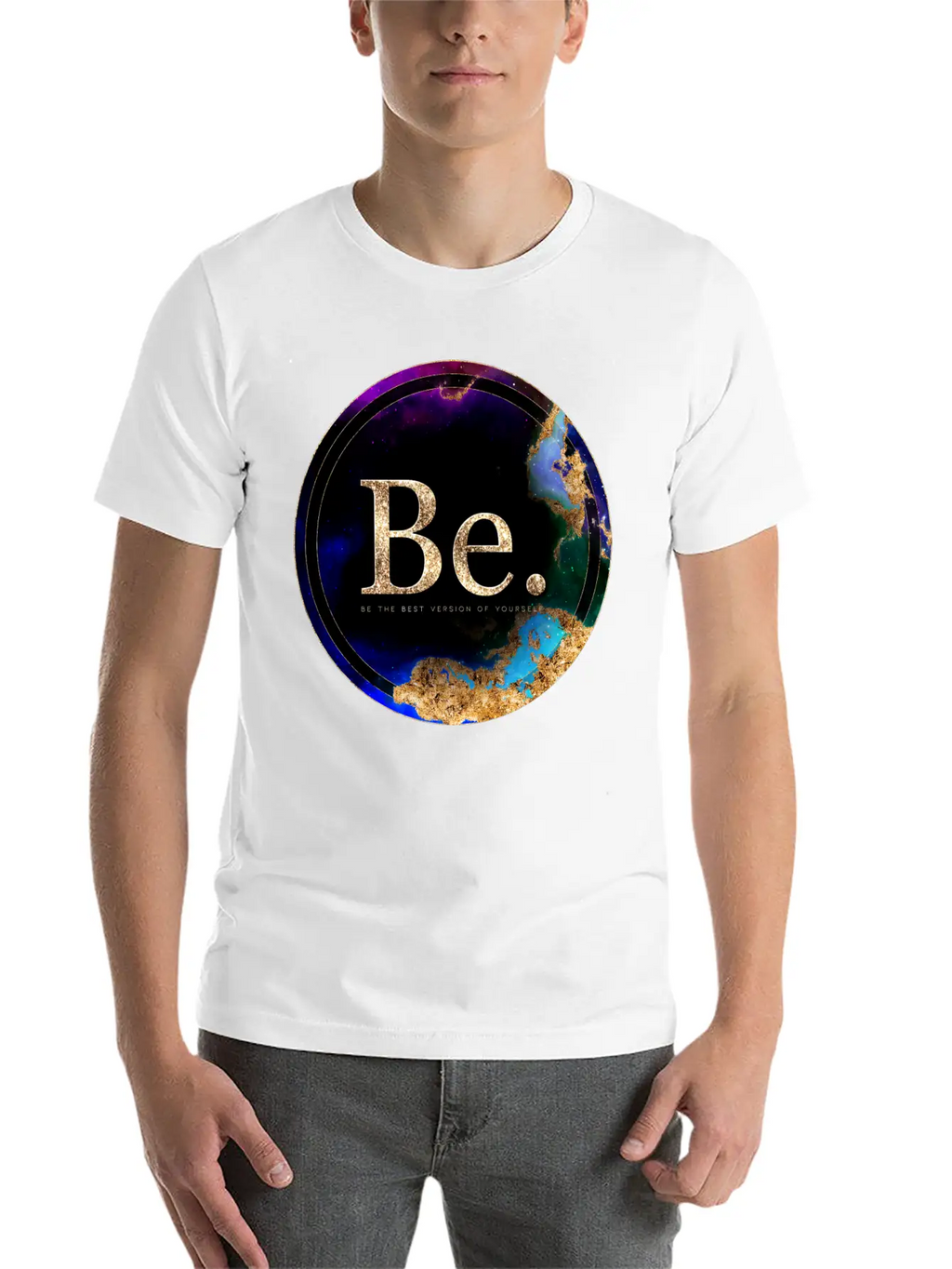 Inspirational Be. Breathable Soft Cotton T-Shirt – Timeless Casual Look