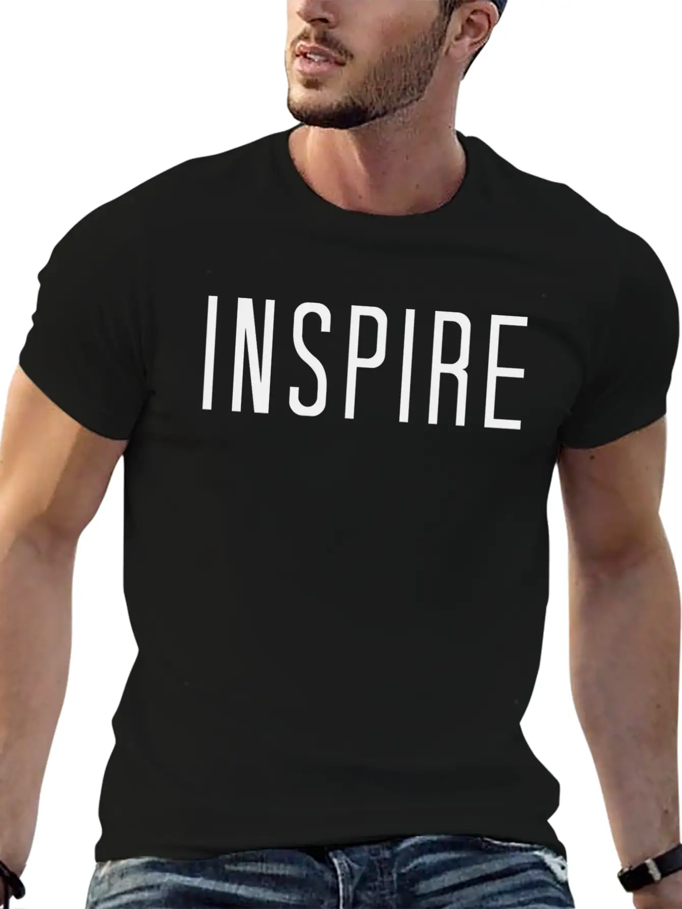 Inspire Breathable Soft Cotton T-Shirt – Timeless Casual Look