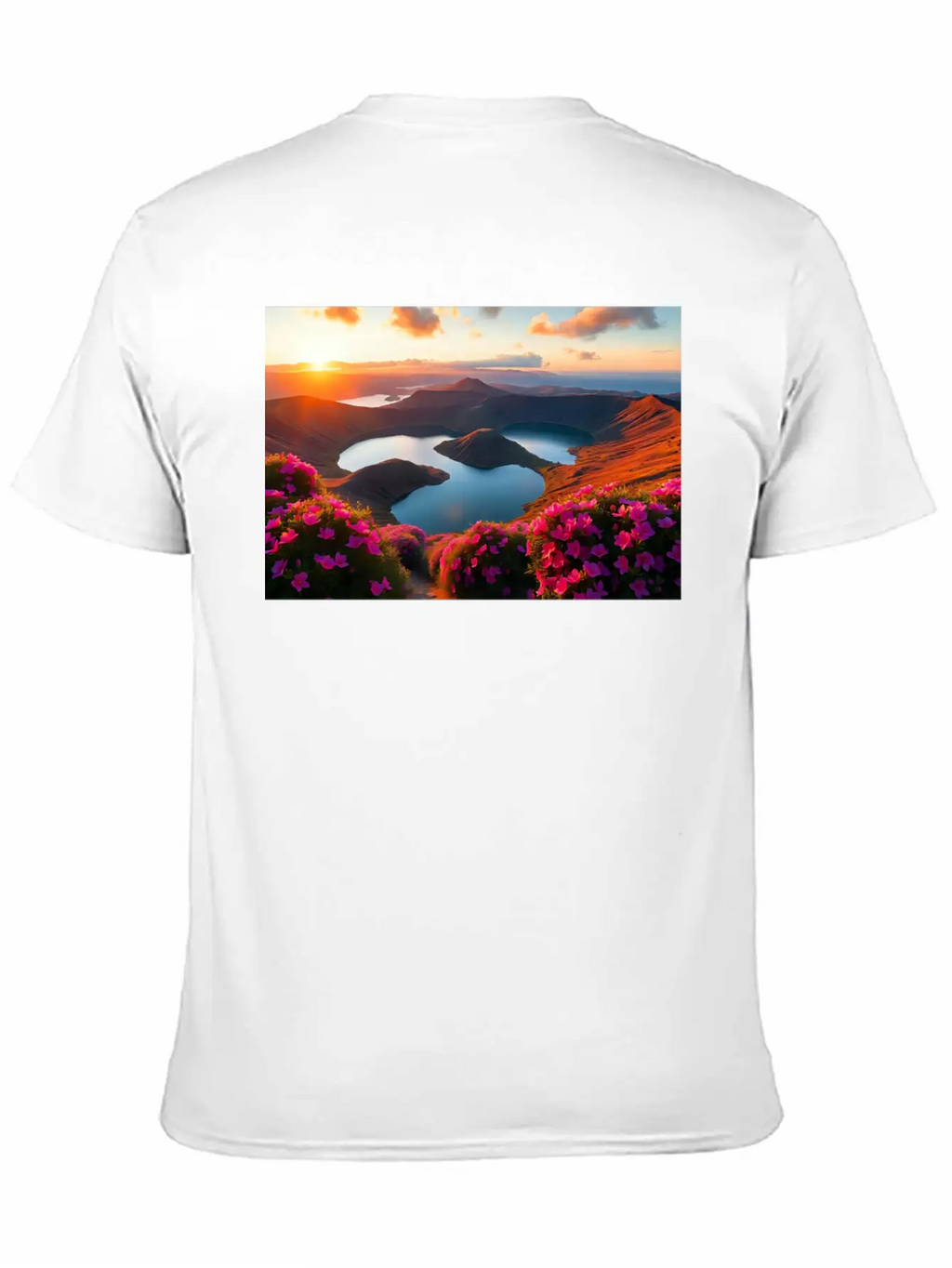 Inspiring Scenic Landscape Basic Graphic T-Shirt – Daily Comfort In Soft Cotton