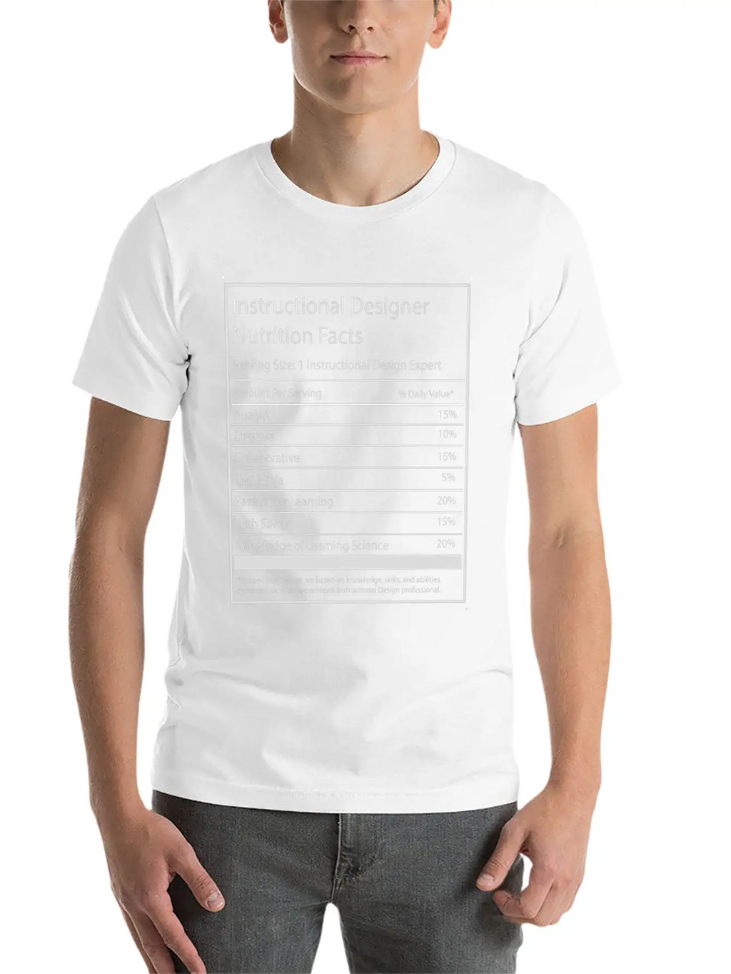 Instructional Designer Nutrition Facts Basic Graphic T-Shirt – Daily Comfort In Soft Cotton