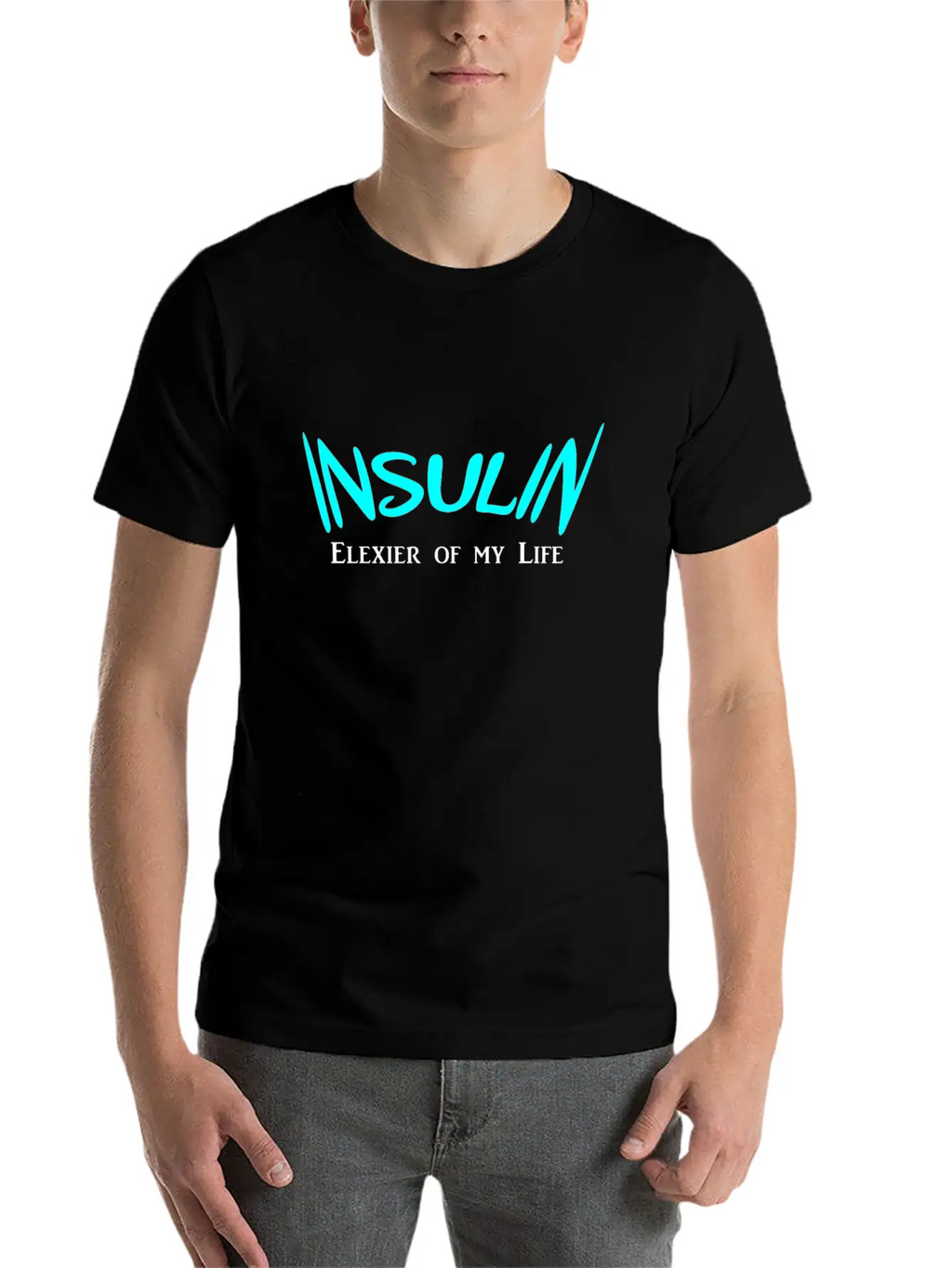 Insulin Elexier Of My Life Essential Cotton Tee For Daily Outfits – Unisex Style