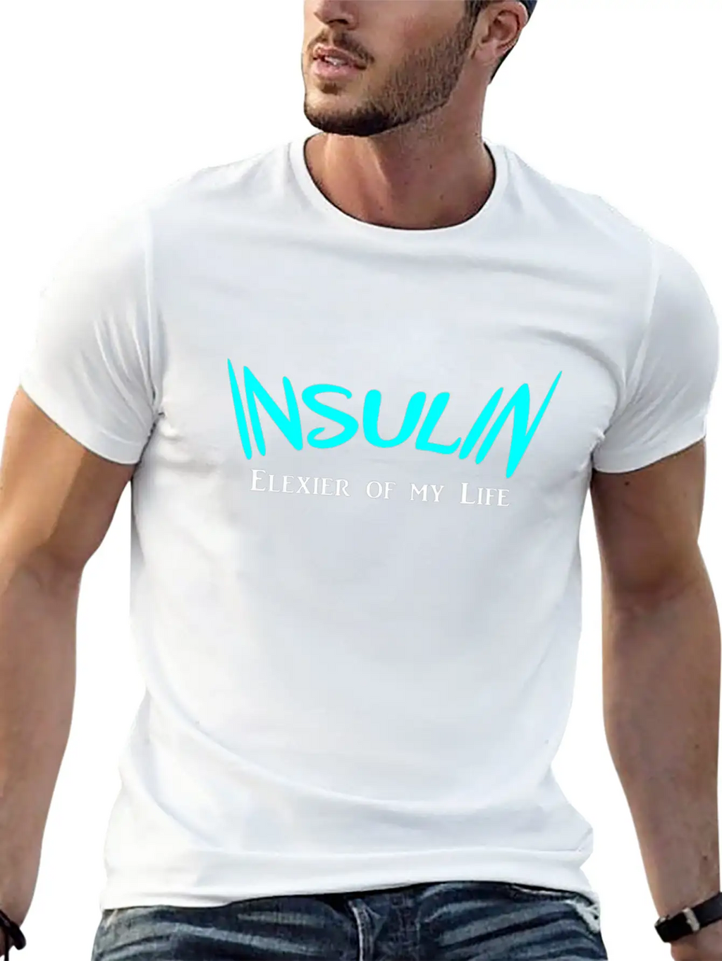 Insulin Elexier Of My Life Essential Cotton Tee For Daily Outfits – Unisex Style