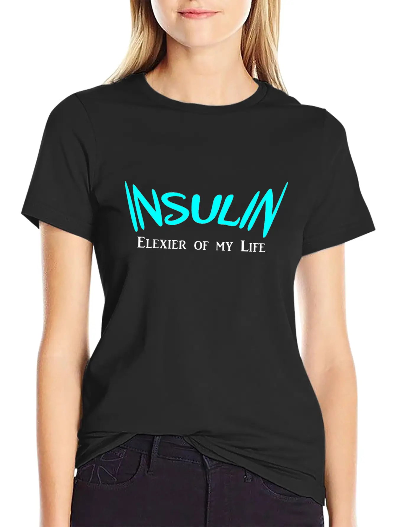 Insulin Elexier Of My Life Essential Cotton Tee For Daily Outfits – Unisex Style