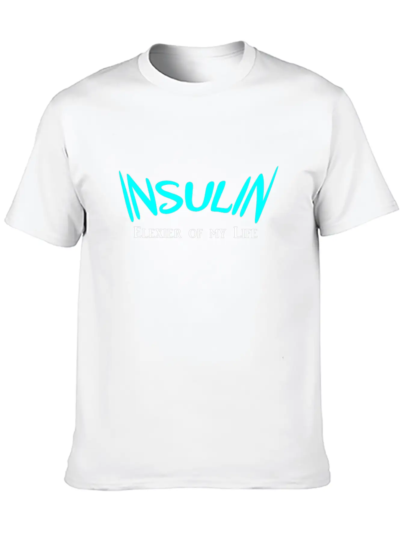 Insulin Elexier Of My Life Essential Cotton Tee For Daily Outfits – Unisex Style