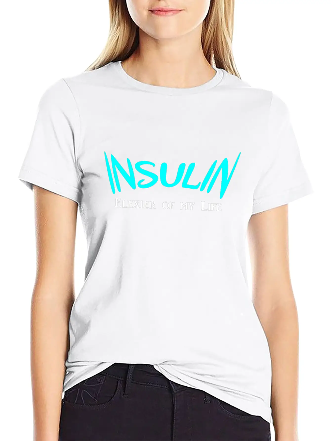 Insulin Elexier Of My Life Essential Cotton Tee For Daily Outfits – Unisex Style