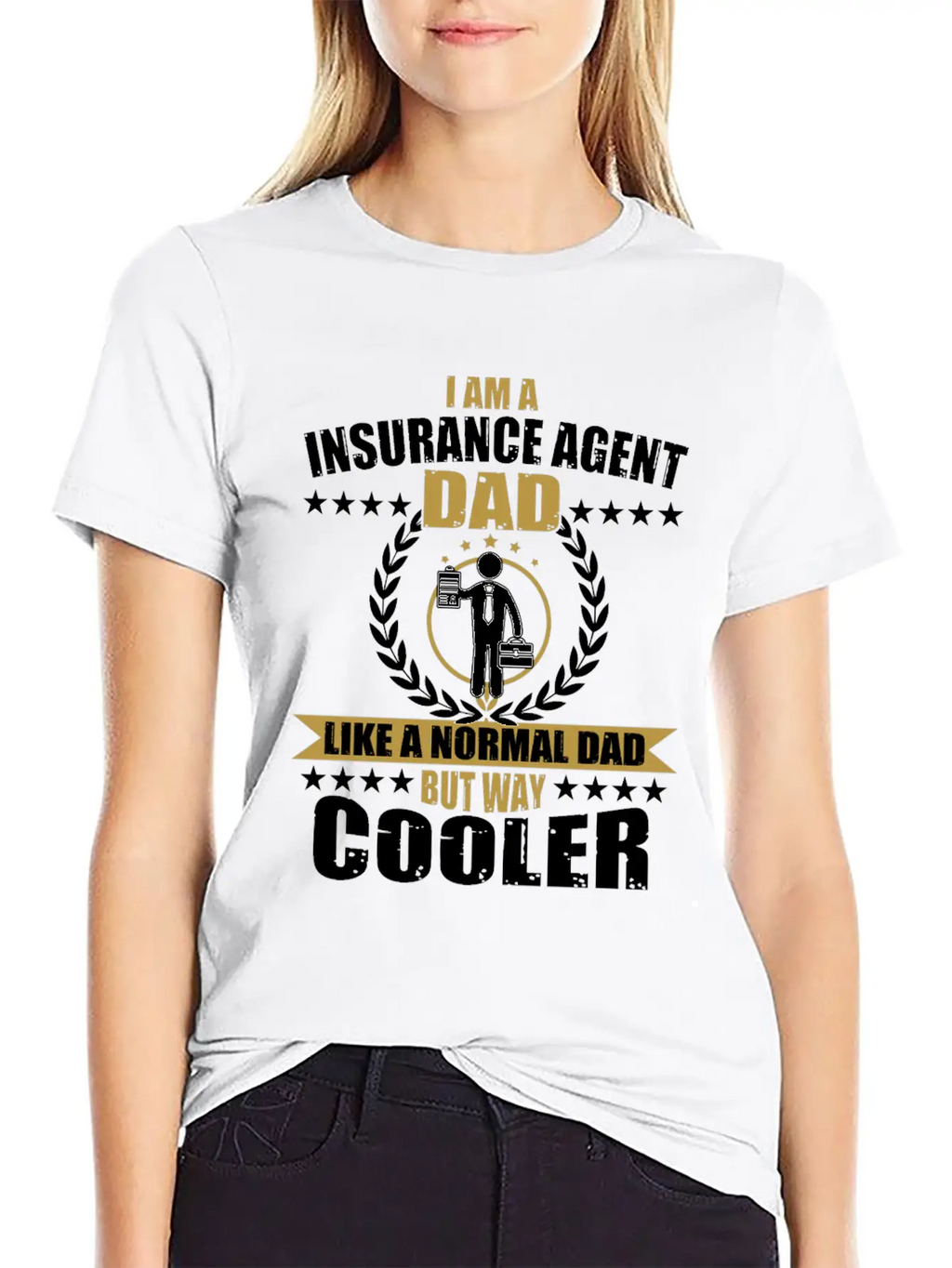 Insurance Agent Dad Relaxed Everyday Tee – Lightweight And Durable Cotton