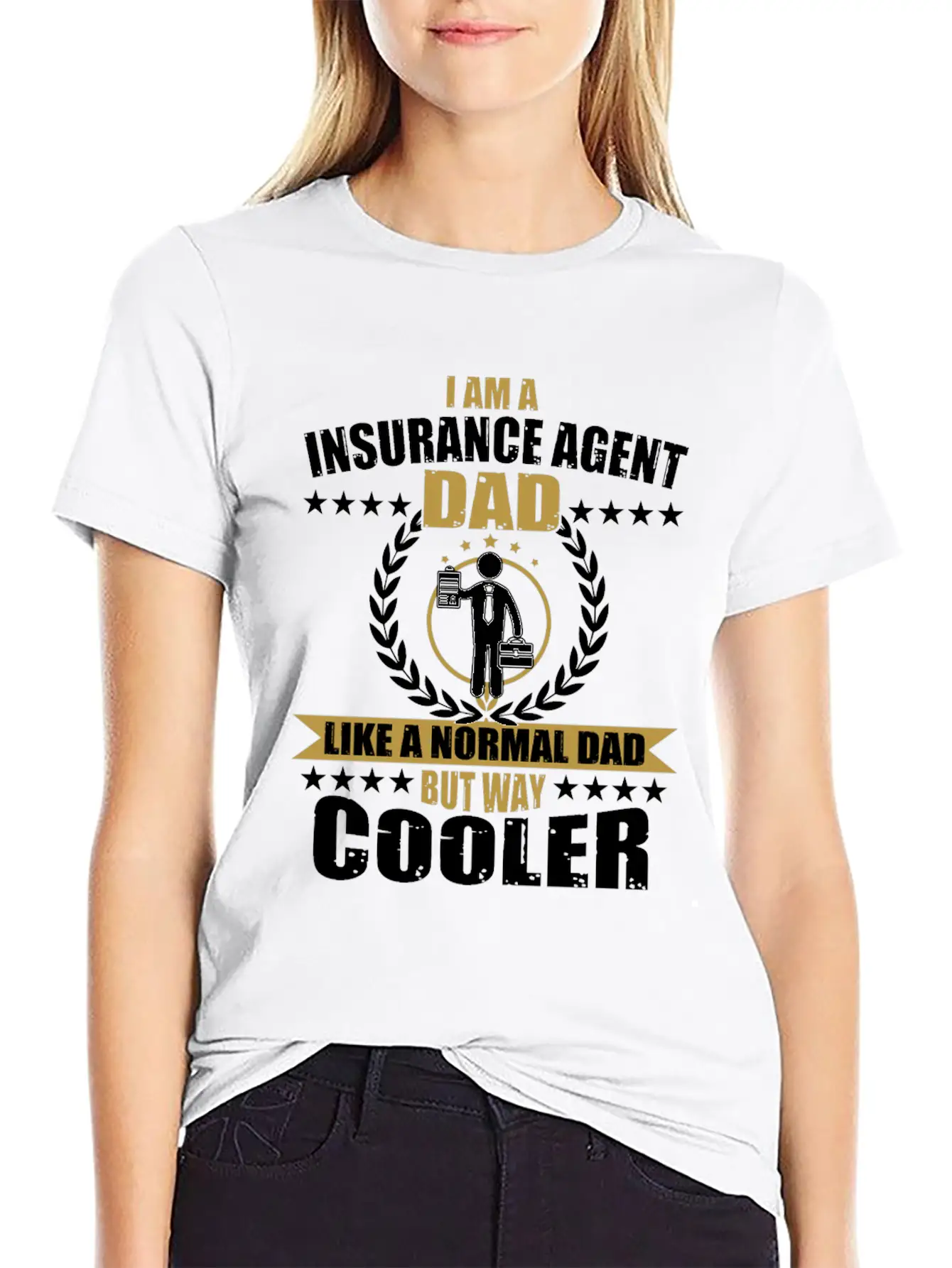 Insurance Agent Dad Relaxed Everyday Tee – Lightweight And Durable Cotton