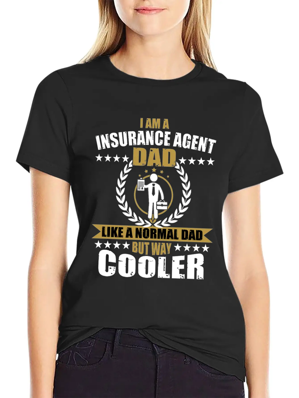 Insurance Agent Dad Relaxed Everyday Tee – Lightweight And Durable Cotton