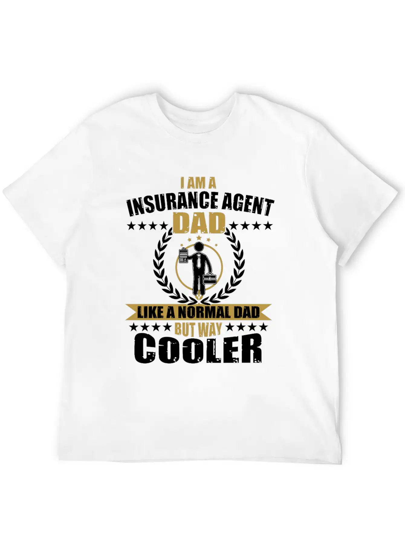 Insurance Agent Dad Relaxed Everyday Tee – Lightweight And Durable Cotton