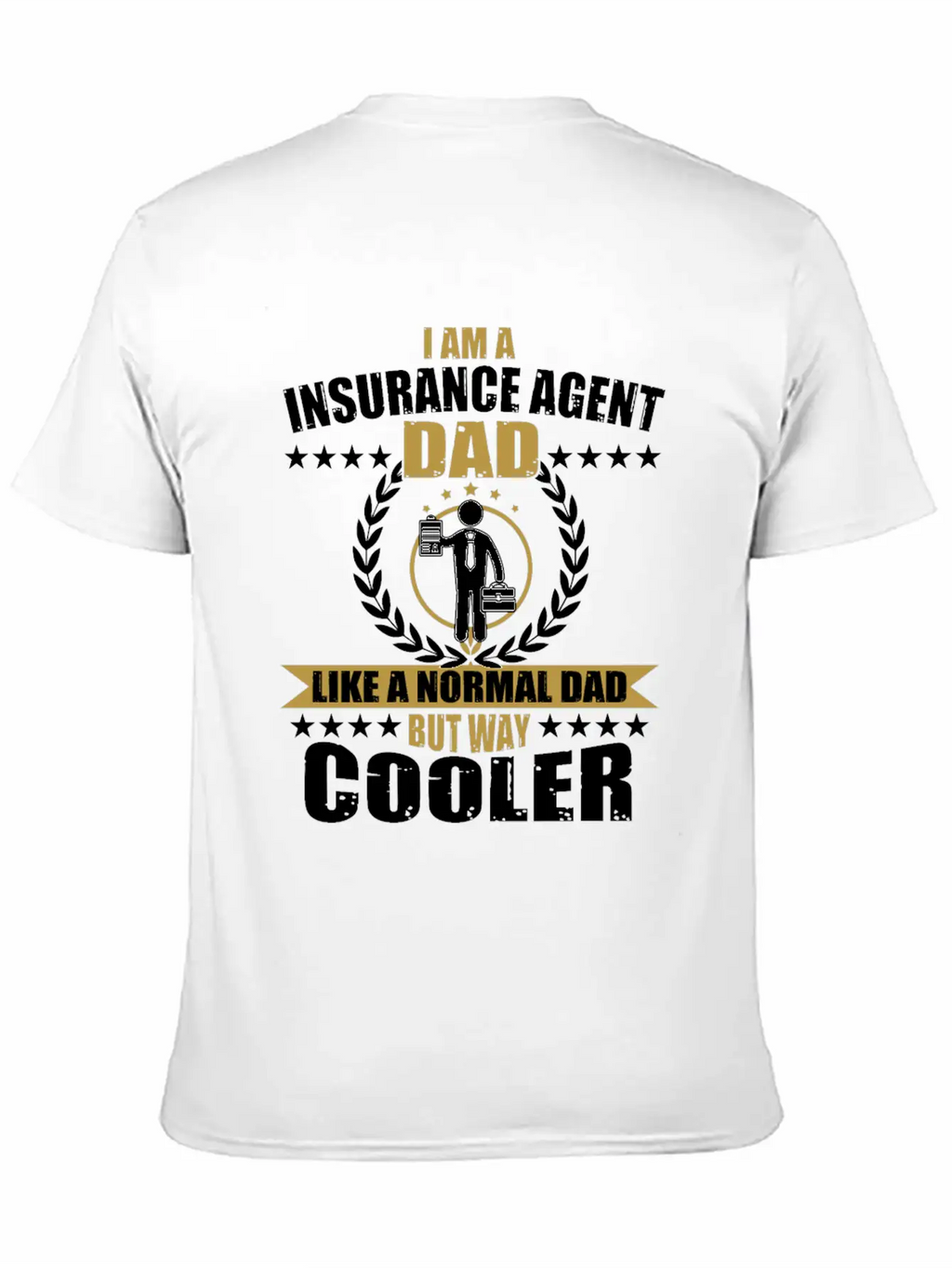 Insurance Agent Dad Relaxed Everyday Tee – Lightweight And Durable Cotton
