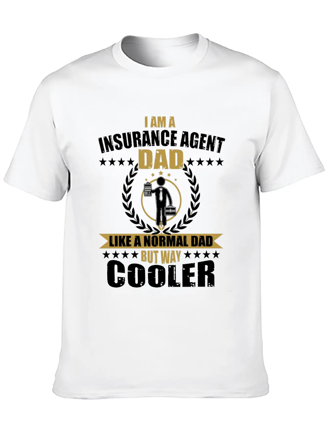 Insurance Agent Dad Relaxed Everyday Tee – Lightweight And Durable Cotton