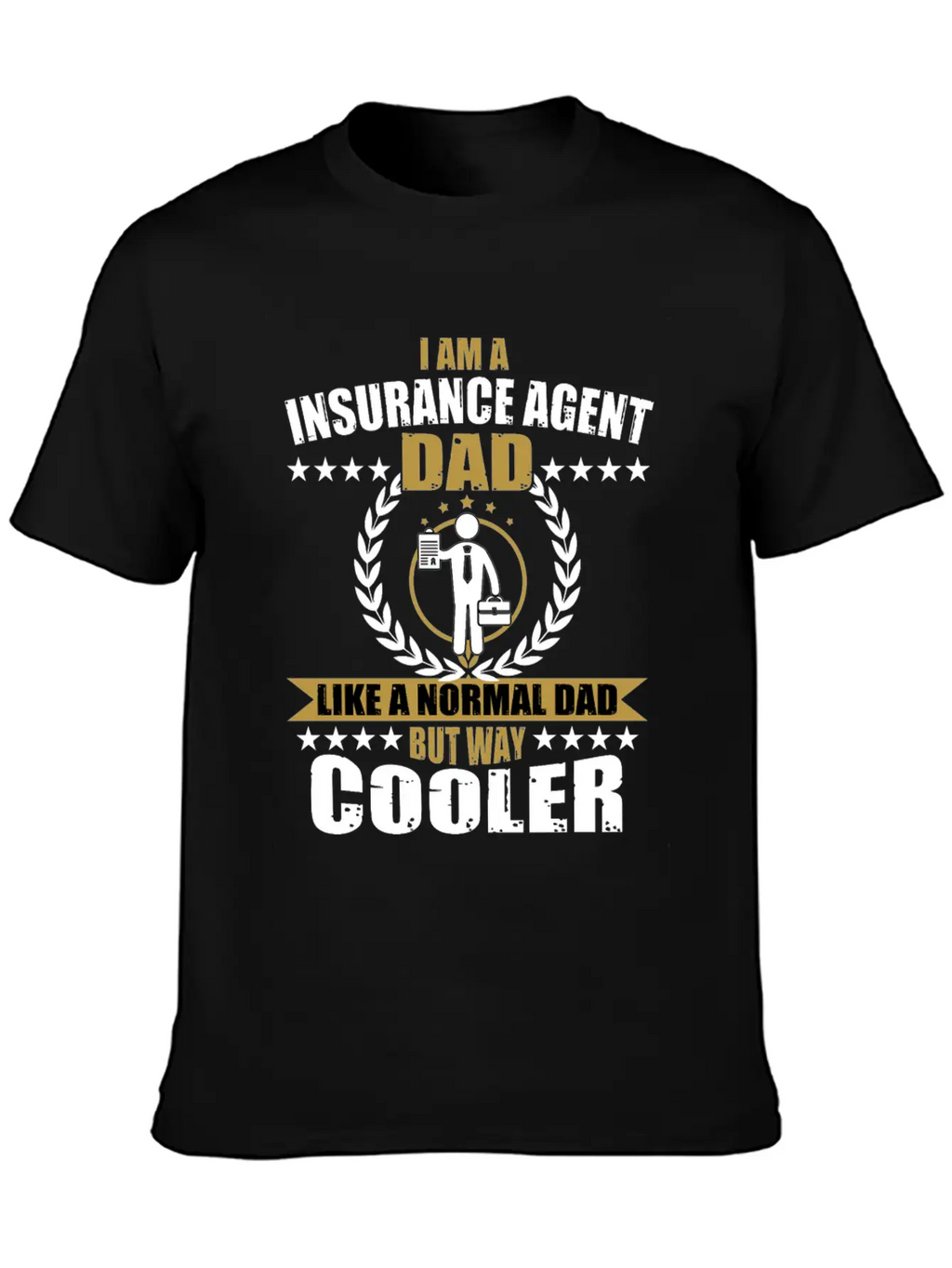 Insurance Agent Dad Relaxed Everyday Tee – Lightweight And Durable Cotton