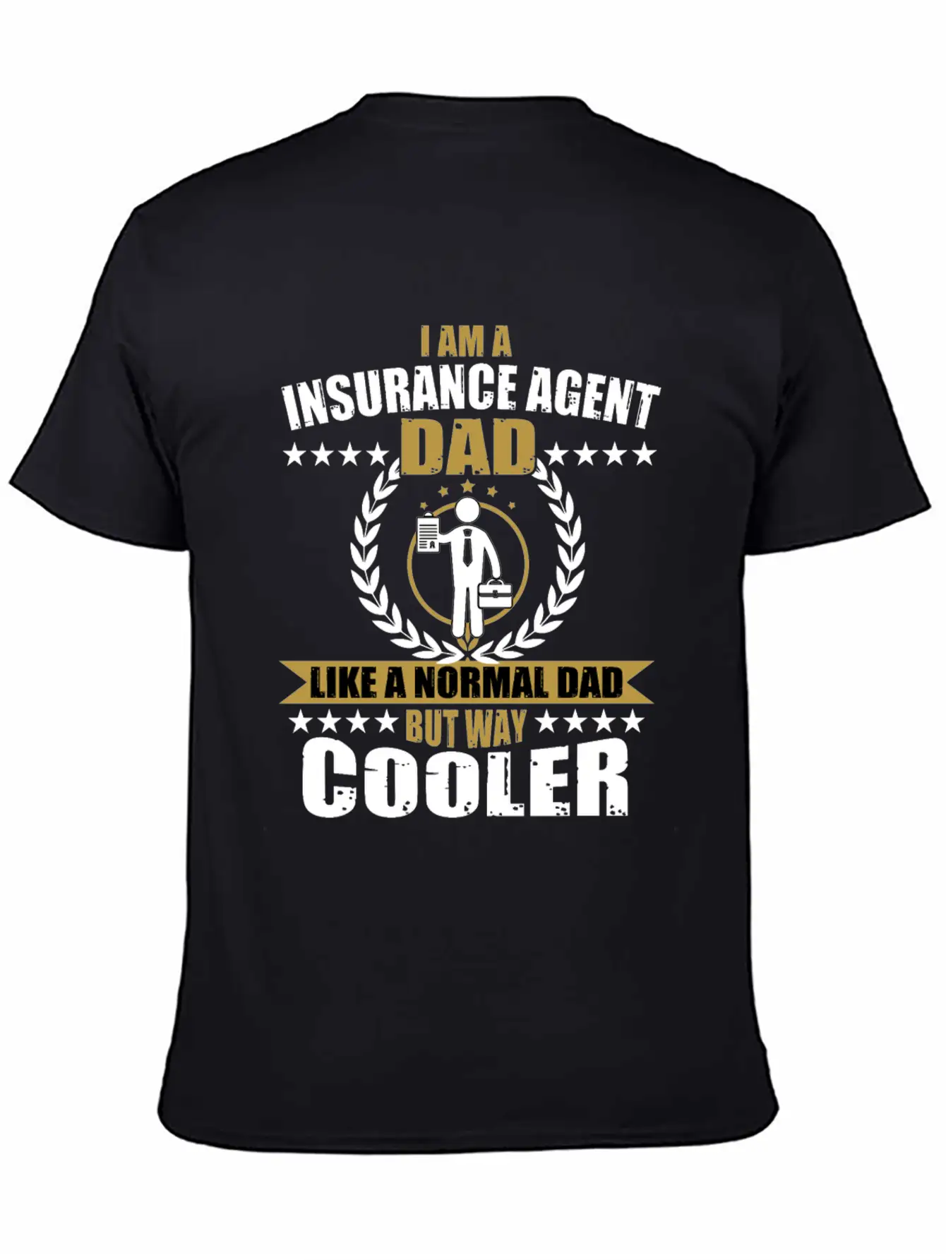 Insurance Agent Dad Relaxed Everyday Tee – Lightweight And Durable Cotton