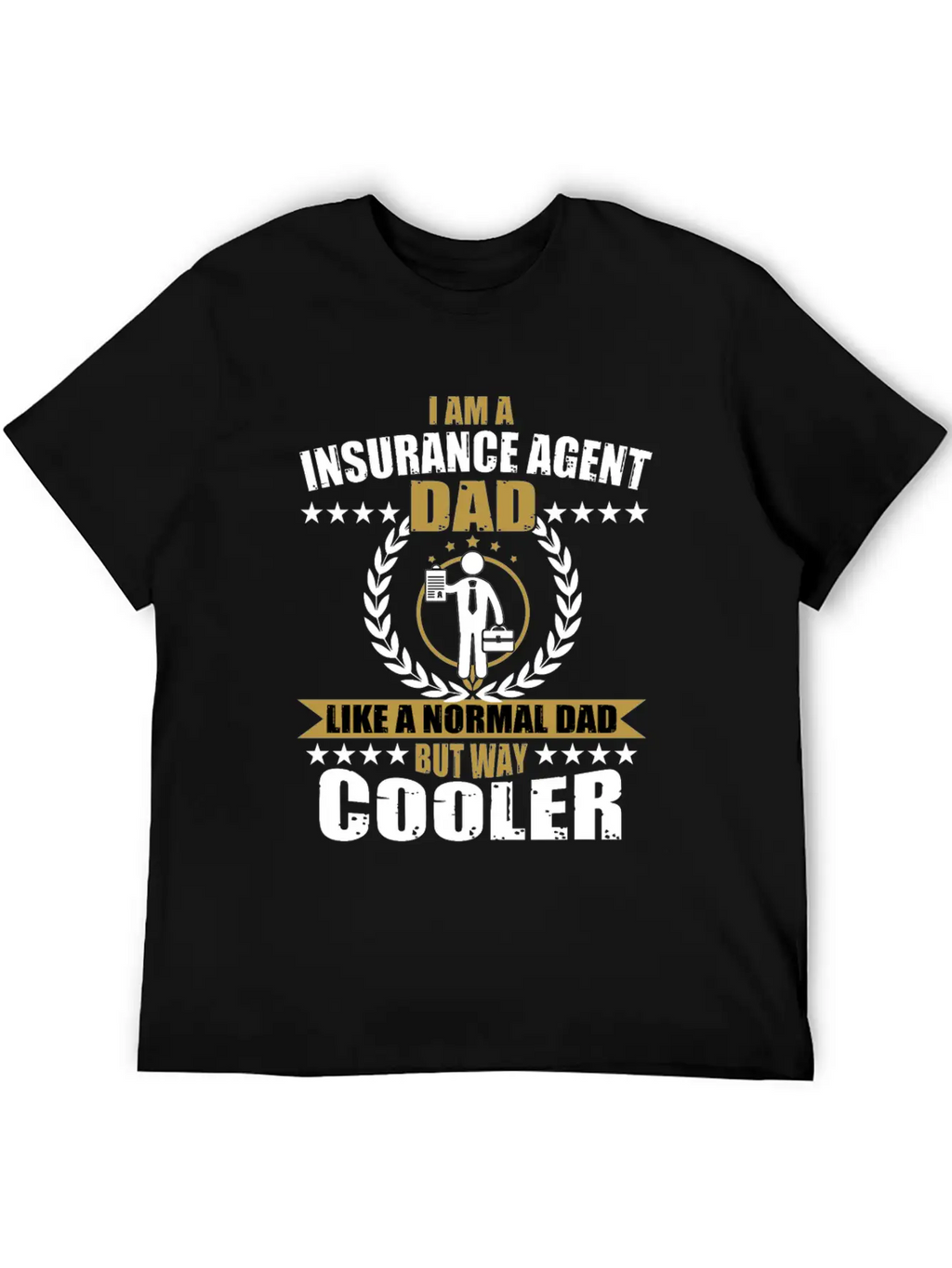 Insurance Agent Dad Relaxed Everyday Tee – Lightweight And Durable Cotton