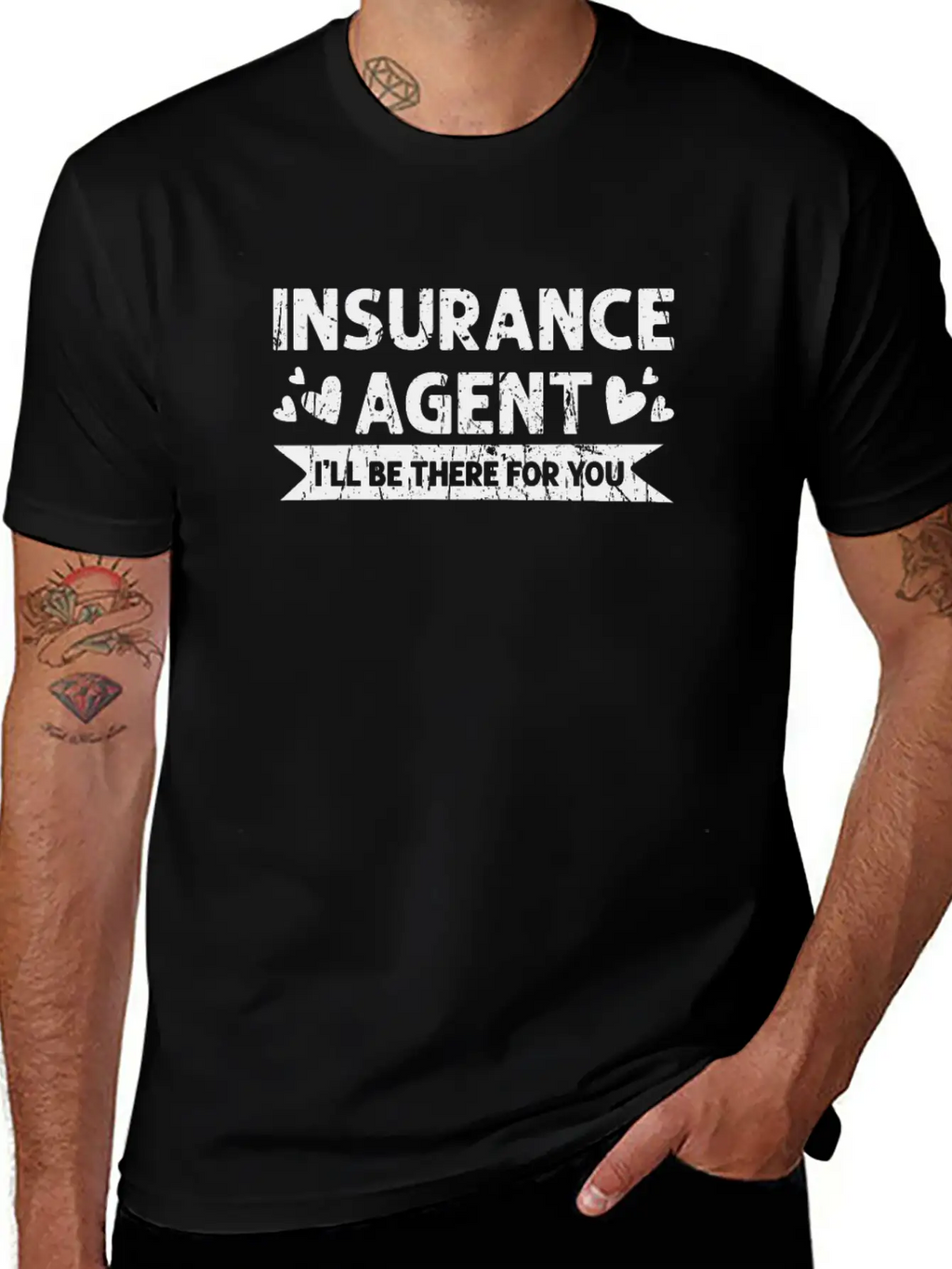 Insurance Agent I'll Be There For You - Safety Essential Unisex Summer Tee – Soft Cotton Casual Fit