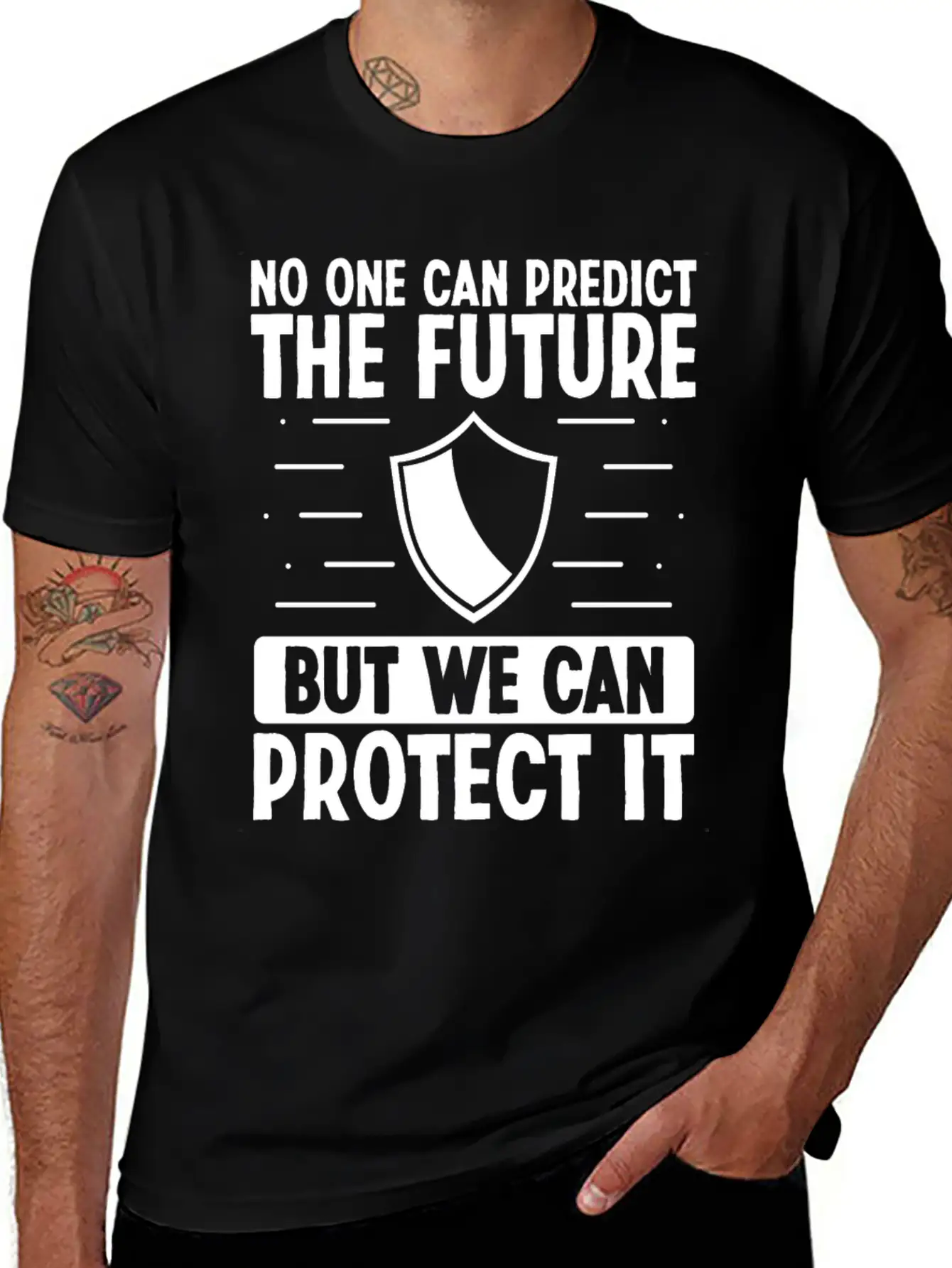 Insurance Agent Protect The Future Insurance Stylish Everyday T-Shirt – Unisex Basic Cotton Tee