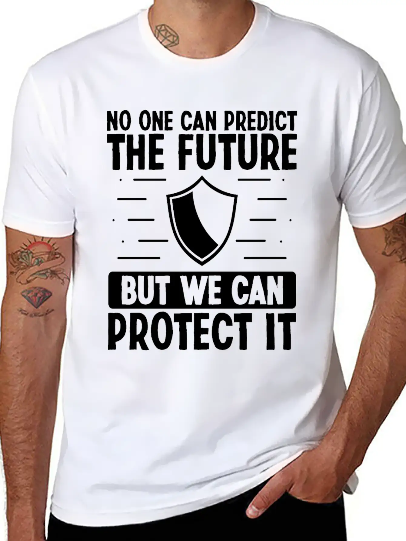 Insurance Agent Protect The Future Insurance Stylish Everyday T-Shirt – Unisex Basic Cotton Tee