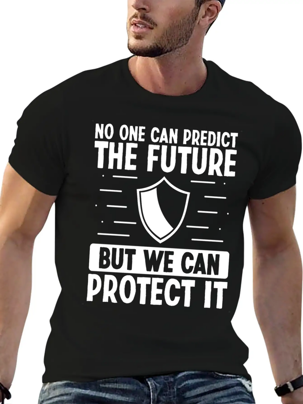 Insurance Agent Protect The Future Insurance Stylish Everyday T-Shirt – Unisex Basic Cotton Tee