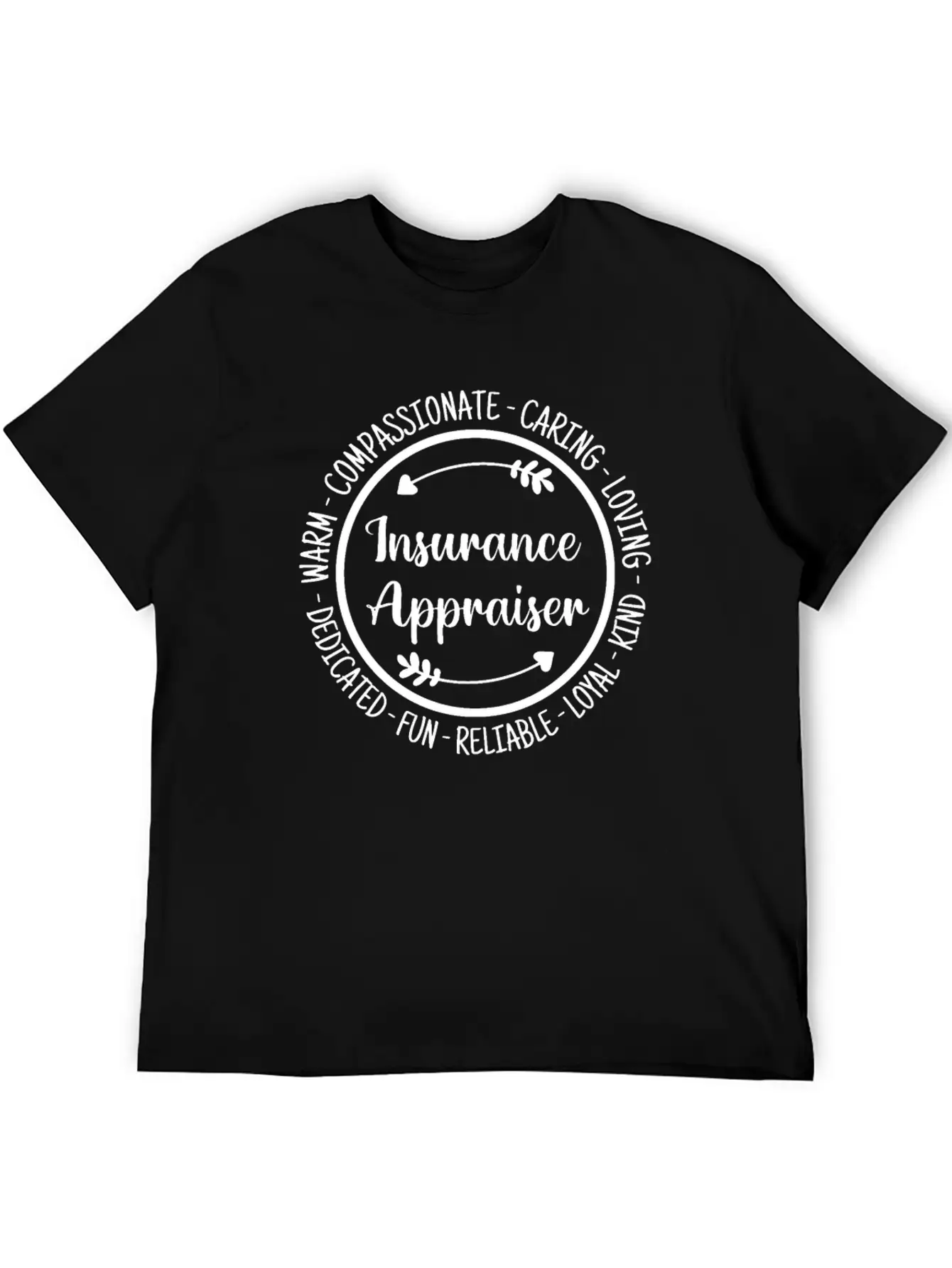 Insurance Appraiser Funny Agent Account Manager Timeless Short Sleeve Tee – Comfy And Minimalist Design