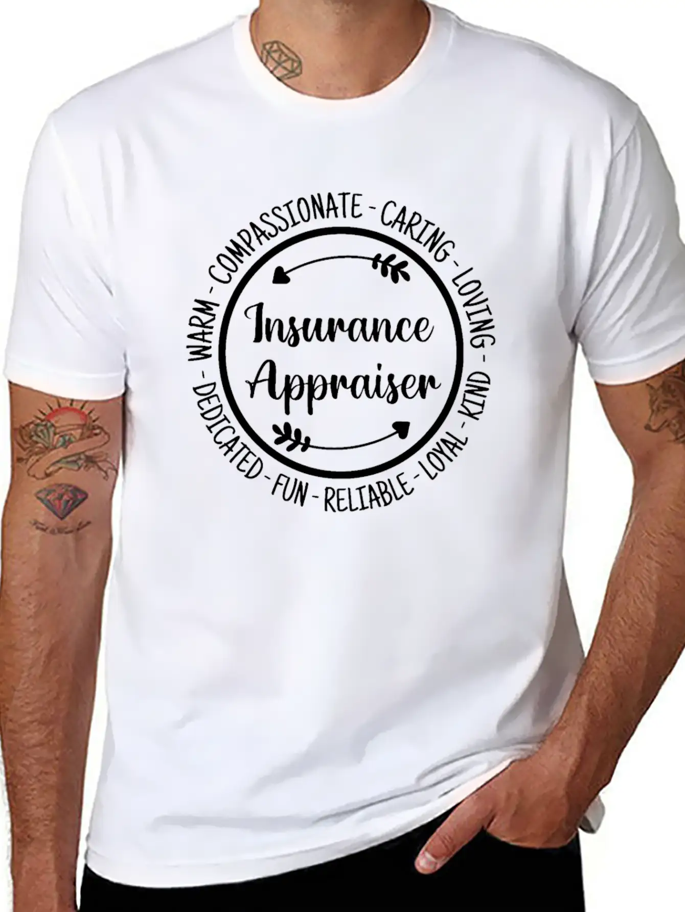 Insurance Appraiser Funny Agent Account Manager Timeless Short Sleeve Tee – Comfy And Minimalist Design