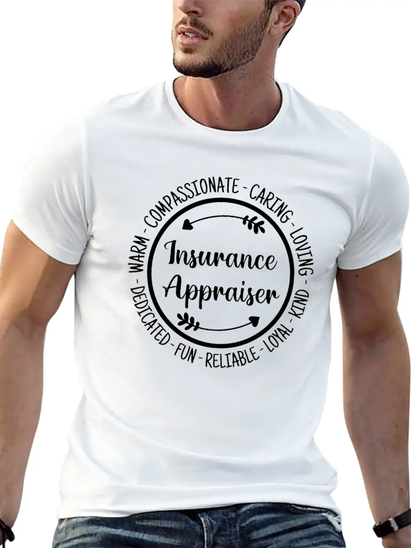 Insurance Appraiser Funny Agent Account Manager Timeless Short Sleeve Tee – Comfy And Minimalist Design