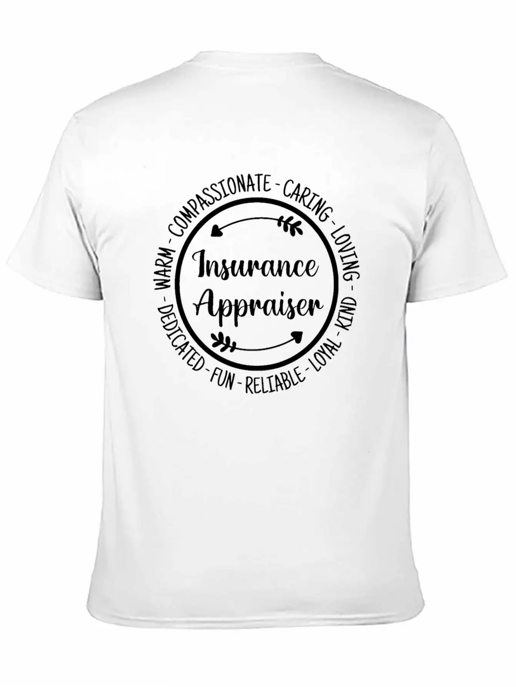 Insurance Appraiser Funny Agent Account Manager Timeless Short Sleeve Tee – Comfy And Minimalist Design