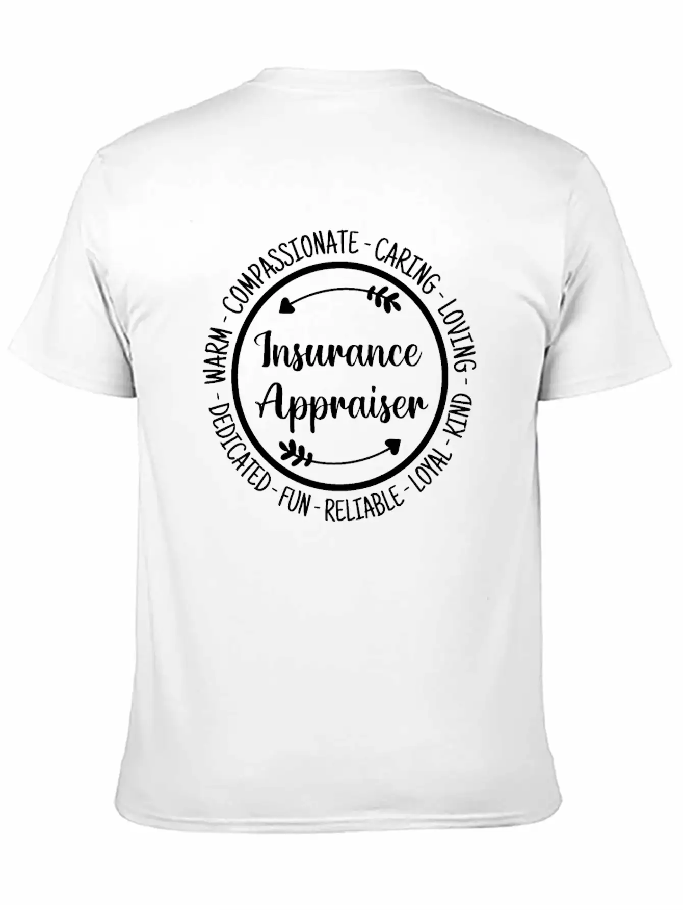 Insurance Appraiser Funny Agent Account Manager Timeless Short Sleeve Tee – Comfy And Minimalist Design