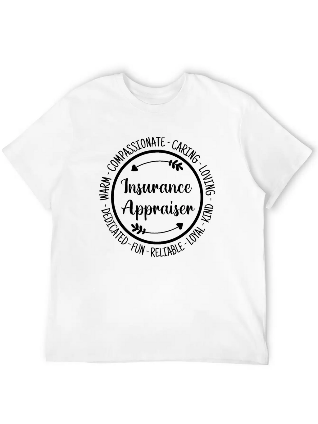 Insurance Appraiser Funny Agent Account Manager Timeless Short Sleeve Tee – Comfy And Minimalist Design