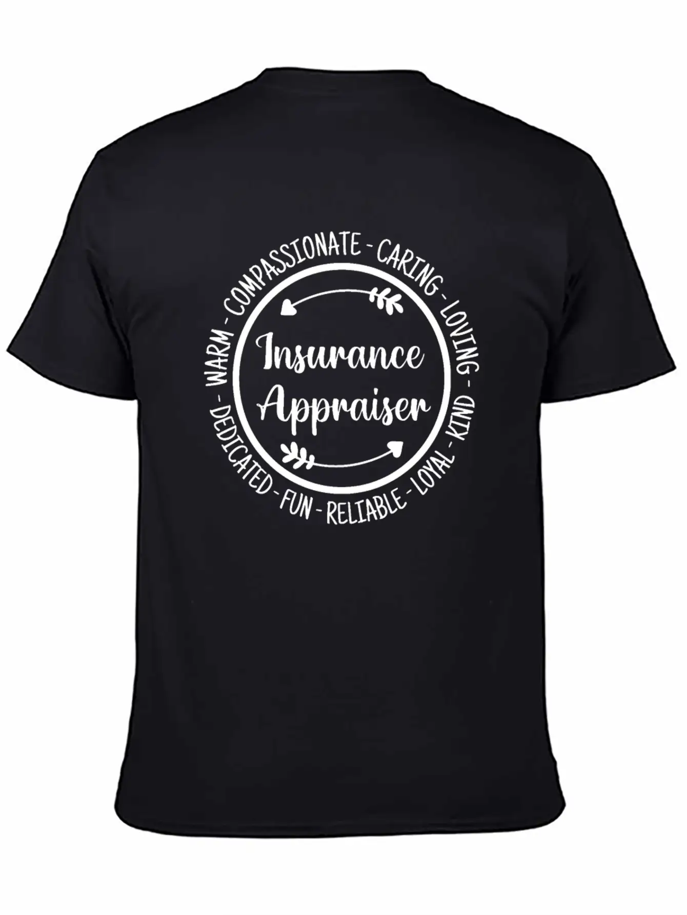 Insurance Appraiser Funny Agent Account Manager Timeless Short Sleeve Tee – Comfy And Minimalist Design