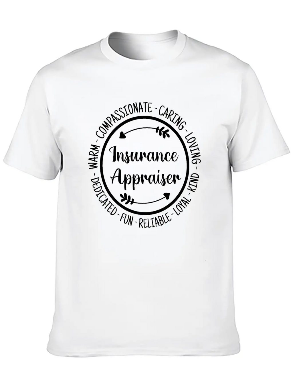 Insurance Appraiser Funny Agent Account Manager Timeless Short Sleeve Tee – Comfy And Minimalist Design
