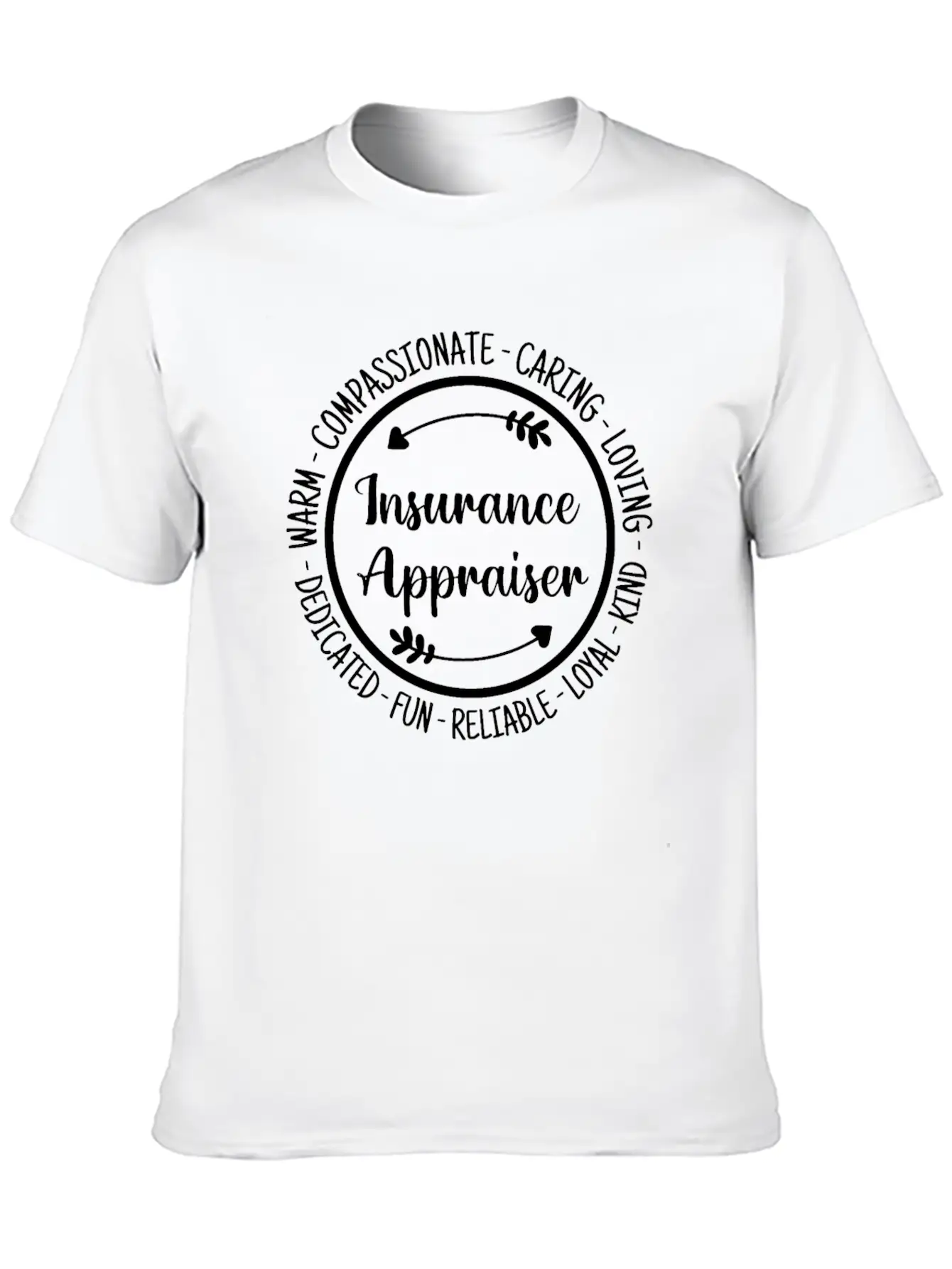 Insurance Appraiser Funny Agent Account Manager Timeless Short Sleeve Tee – Comfy And Minimalist Design