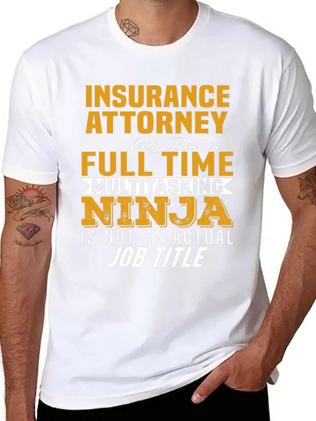 Insurance Attorney Timeless Short Sleeve Tee – Comfy And Minimalist Design
