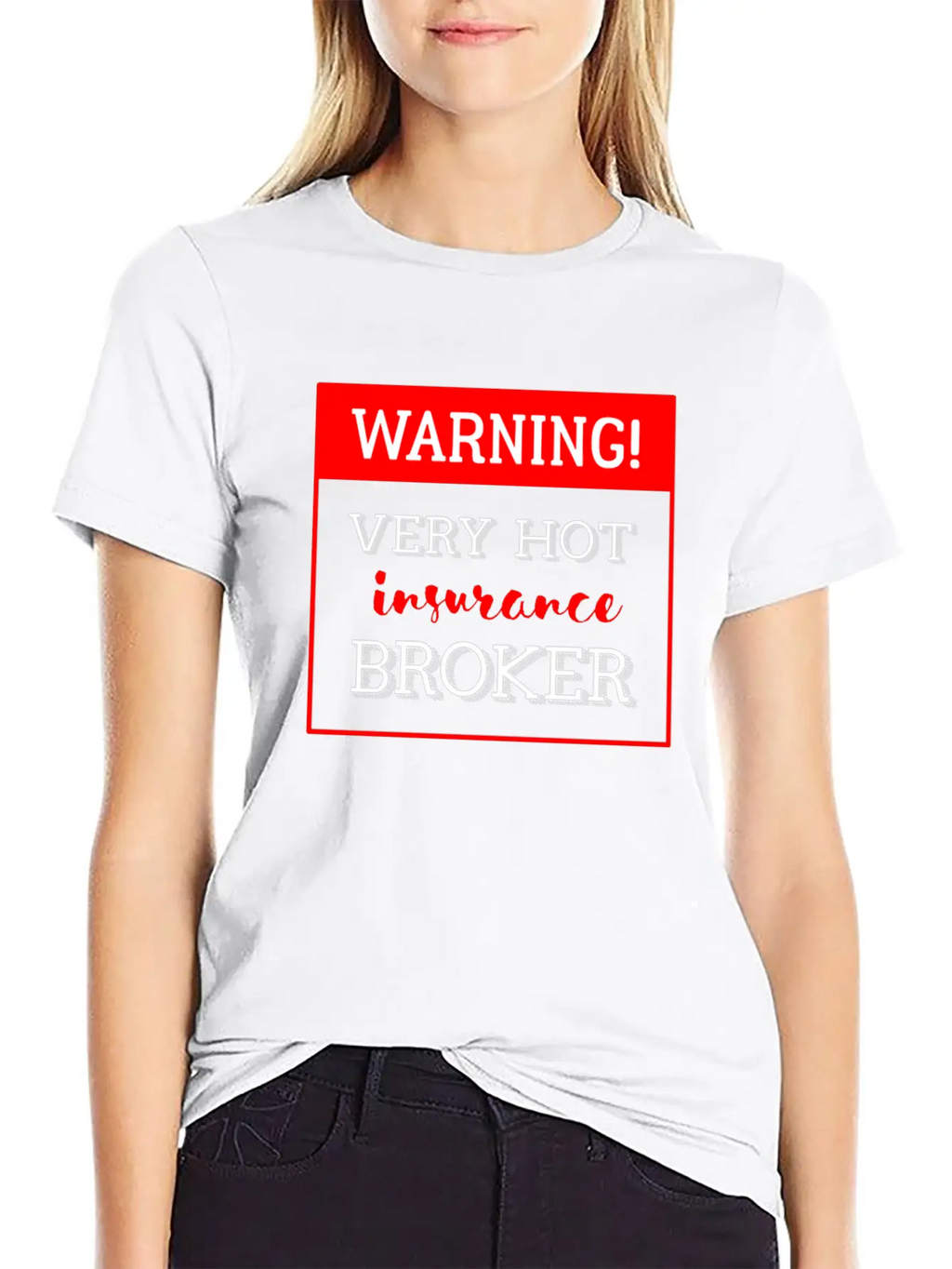 Insurance Broker - Warning! Very Hot Insurance Bro Classic Cotton Tee – Unisex Comfort For Any Season