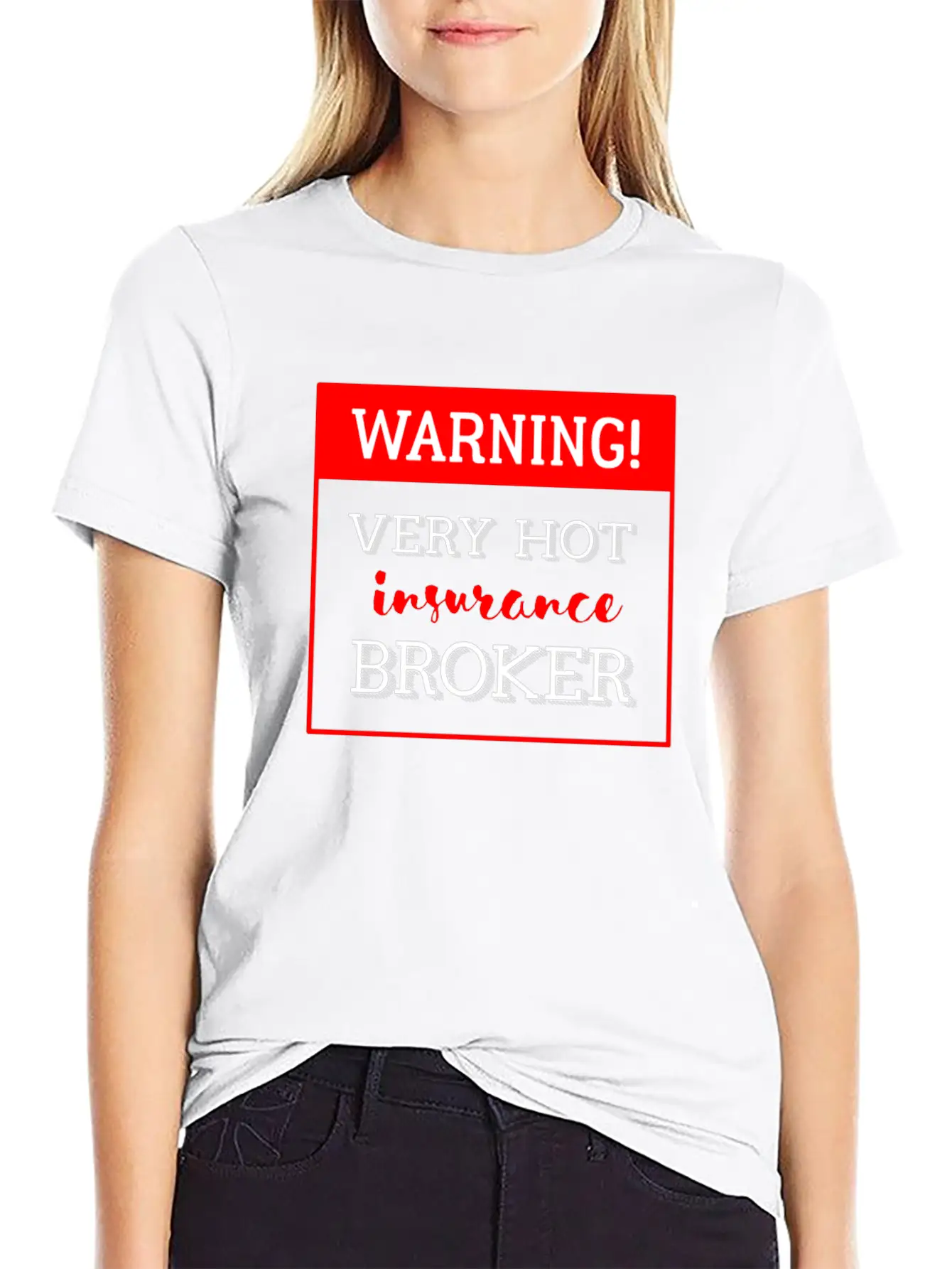 Insurance Broker - Warning! Very Hot Insurance Bro Classic Cotton Tee – Unisex Comfort For Any Season