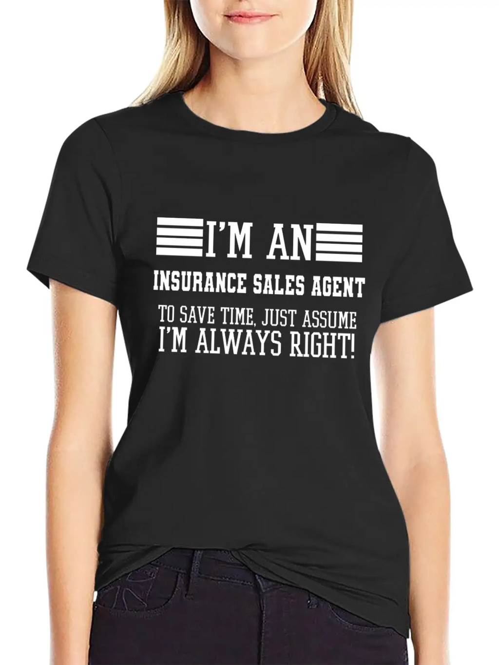 Insurance Sales Agent Gift, I'm An Insurance Unisex Casual T-Shirt – Clean Design For Daily Comfort