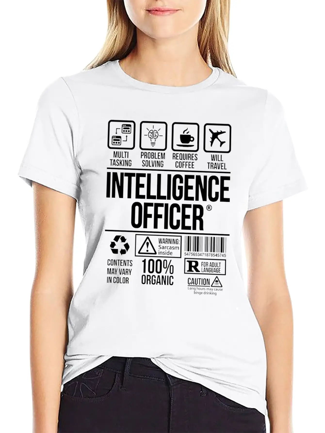 Intelligence Officer | #TSM Unisex Casual T-Shirt – Clean Design For Daily Comfort