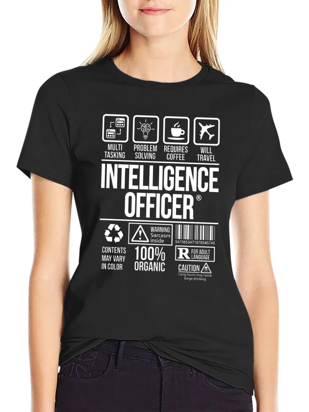 Intelligence Officer | #TSM Unisex Casual T-Shirt – Clean Design For Daily Comfort