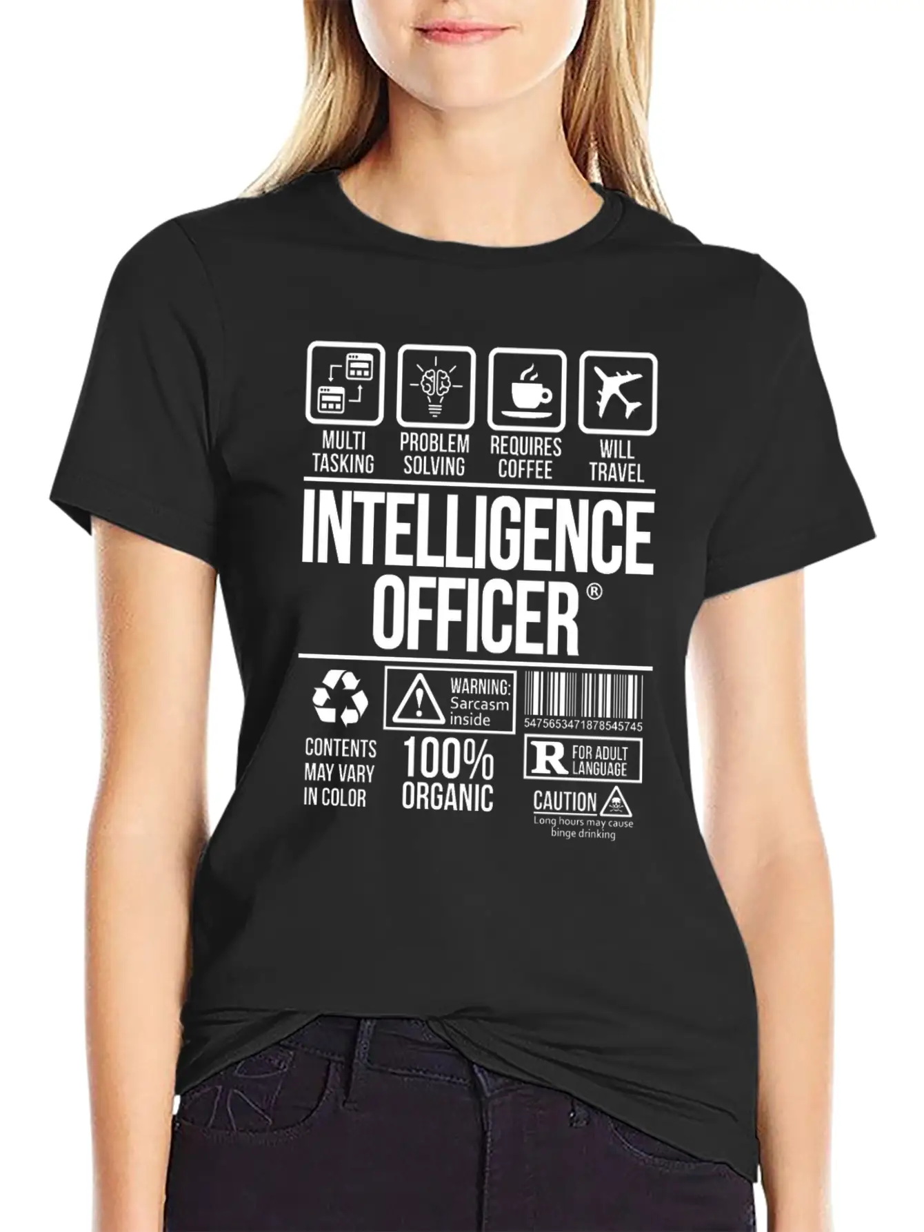 Intelligence Officer | #TSM Unisex Casual T-Shirt – Clean Design For Daily Comfort