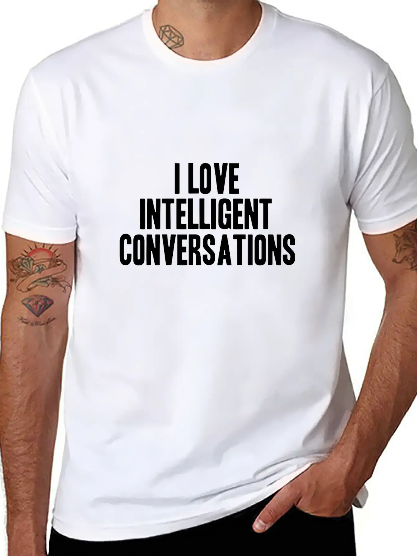 Intelligence Relaxed Everyday Tee – Lightweight And Durable Cotton