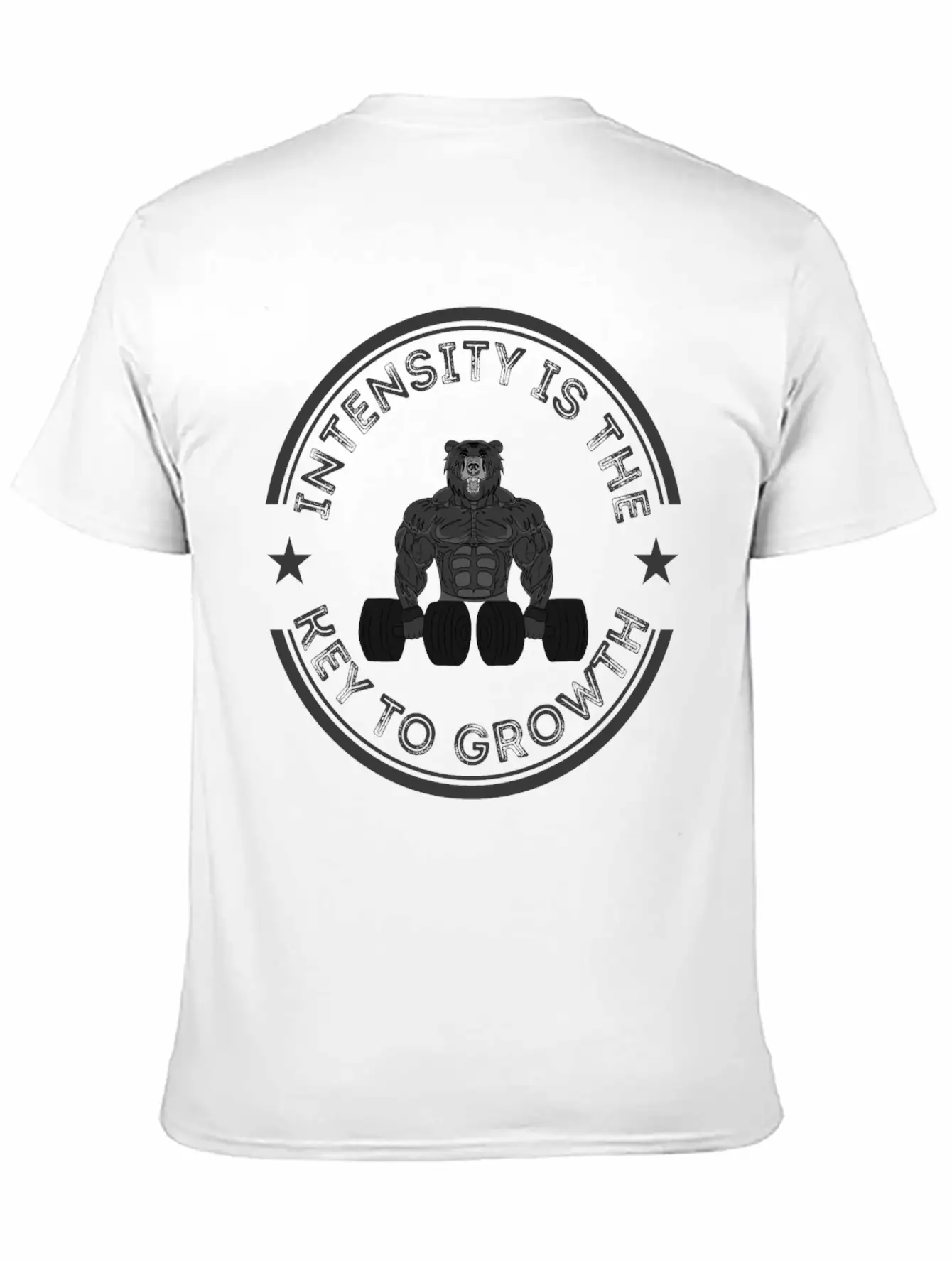 Intensity Is The Key To Growth Bodybuilder Bodybui Breathable Graphic T-Shirt – Perfect For Casual Days