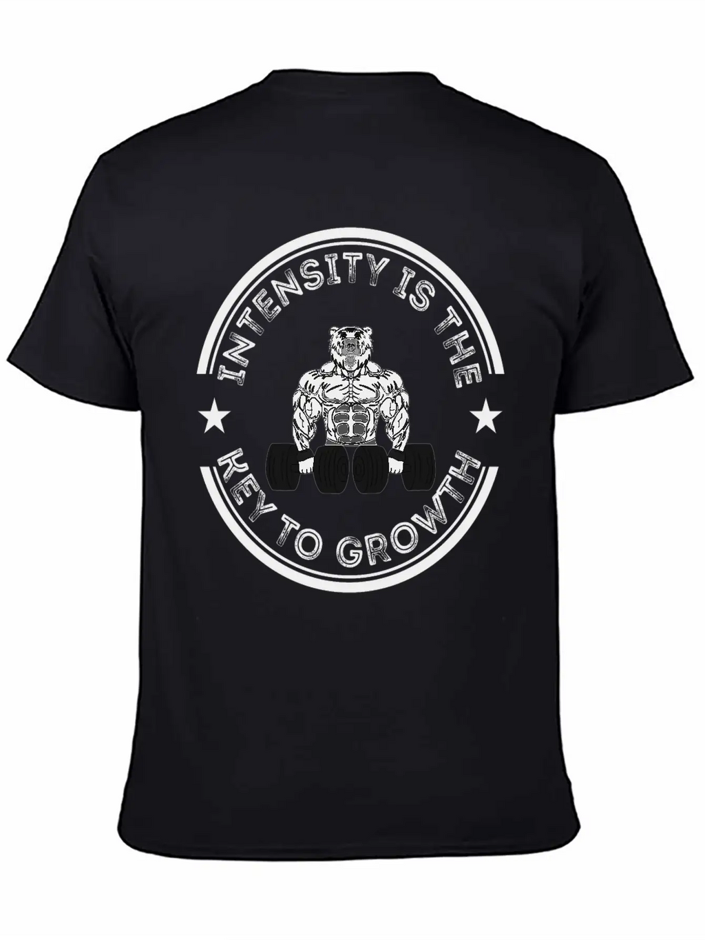 Intensity Is The Key To Growth Bodybuilder Bodybui Breathable Graphic T-Shirt – Perfect For Casual Days