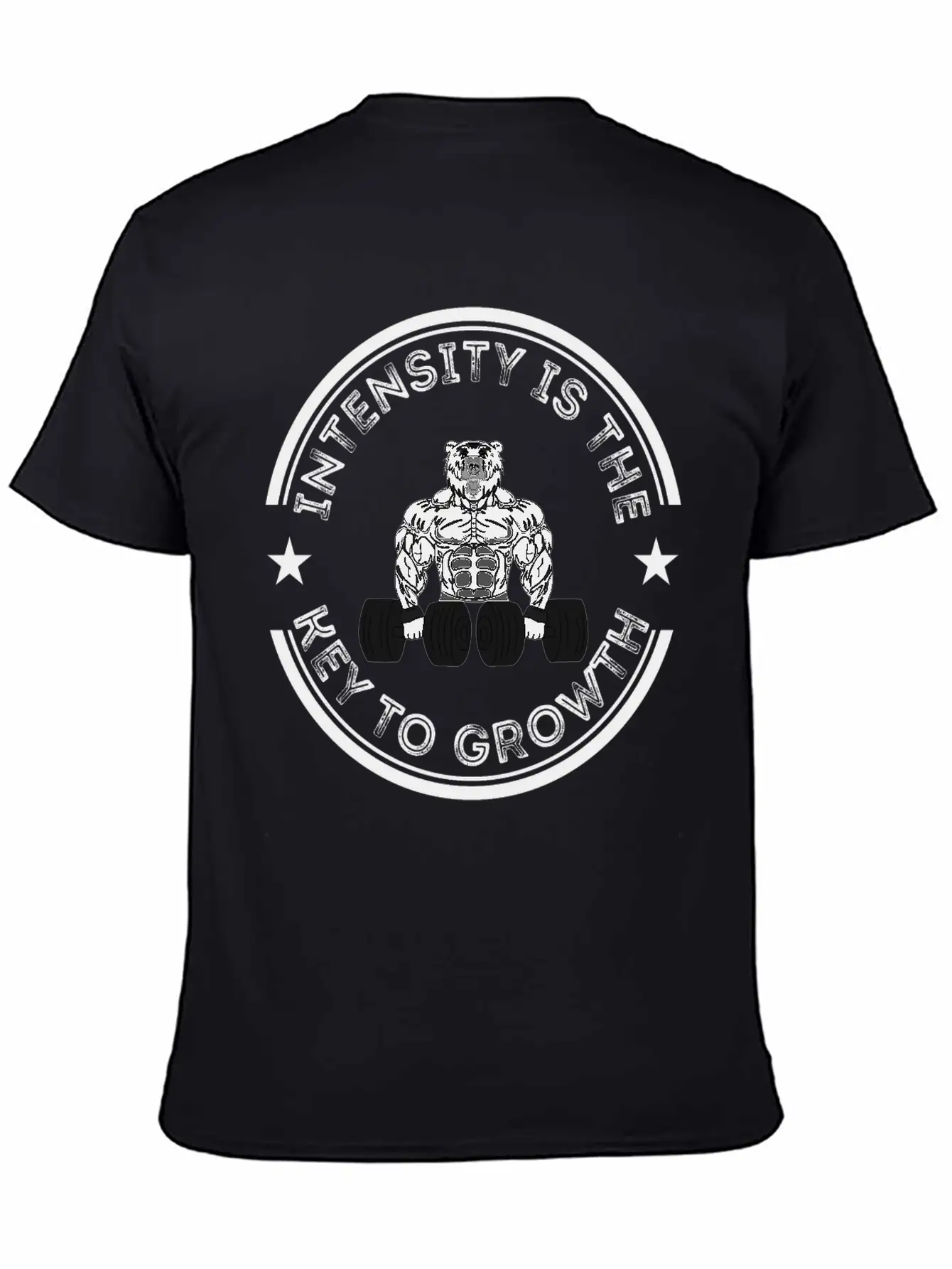 Intensity Is The Key To Growth Bodybuilder Bodybui Breathable Graphic T-Shirt – Perfect For Casual Days