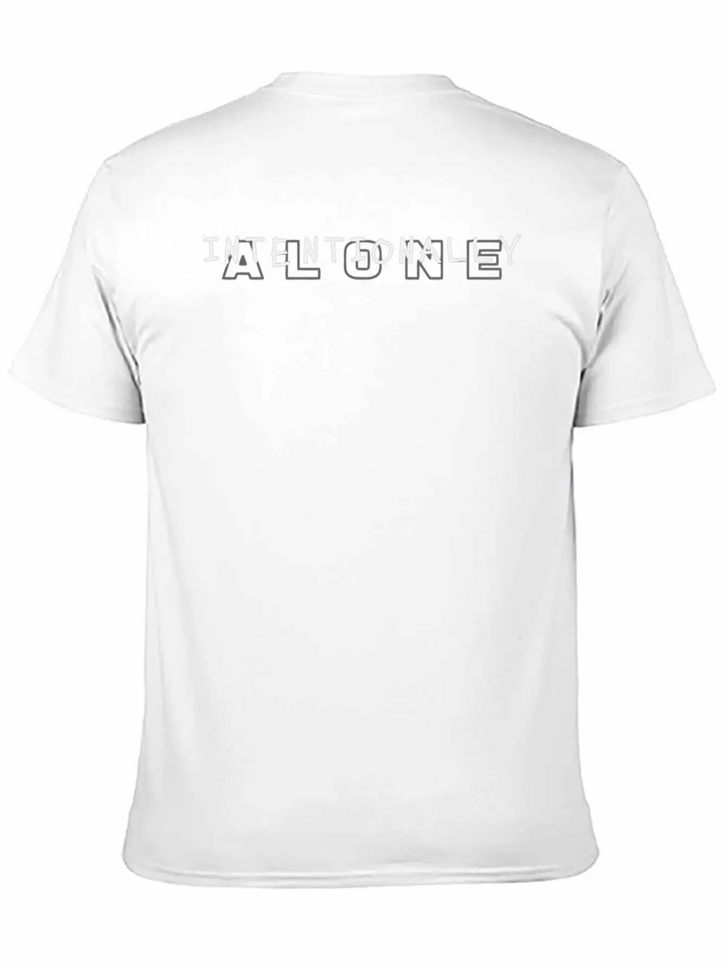 Intentionally Alone Classic Stylish Everyday T-Shirt – Unisex Basic Cotton Tee
