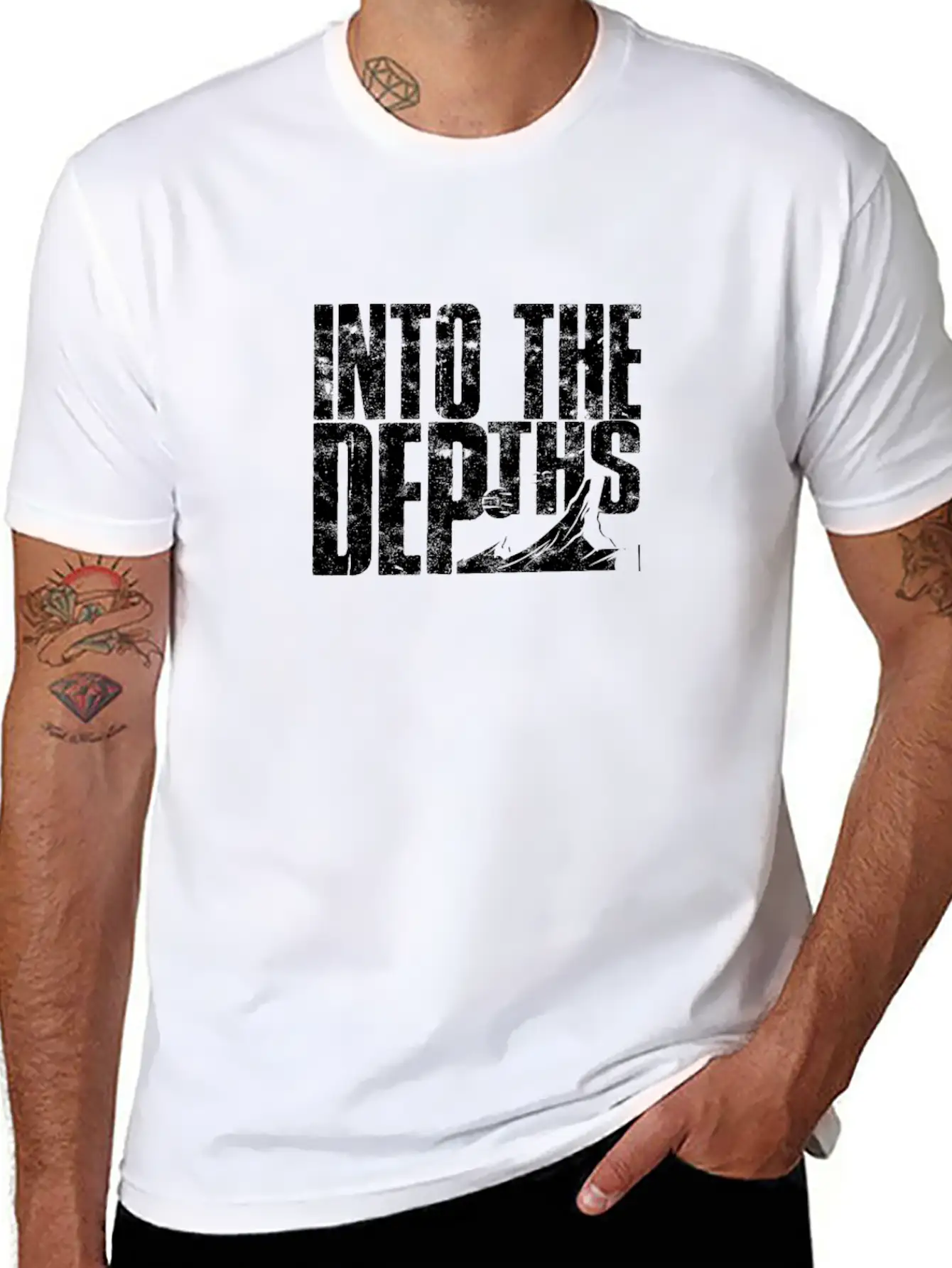 Into The Depths - Canyon Breathable Graphic T-Shirt – Perfect For Casual Days