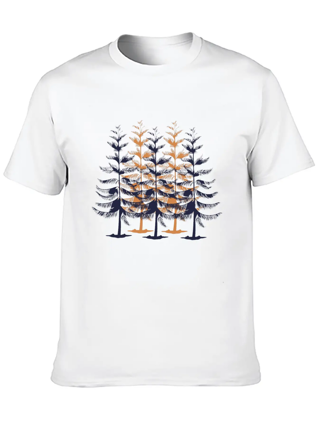 Into The Pine Breathable Soft Cotton T-Shirt – Timeless Casual Look