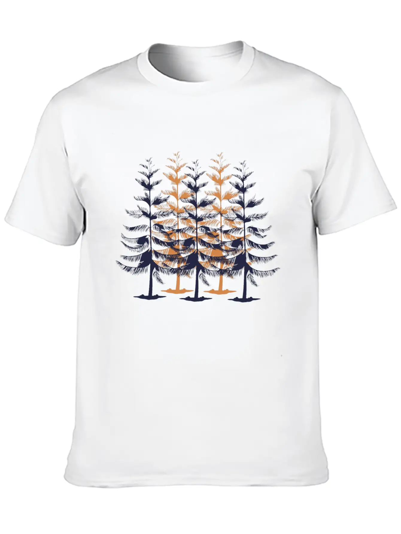 Into The Pine Breathable Soft Cotton T-Shirt – Timeless Casual Look